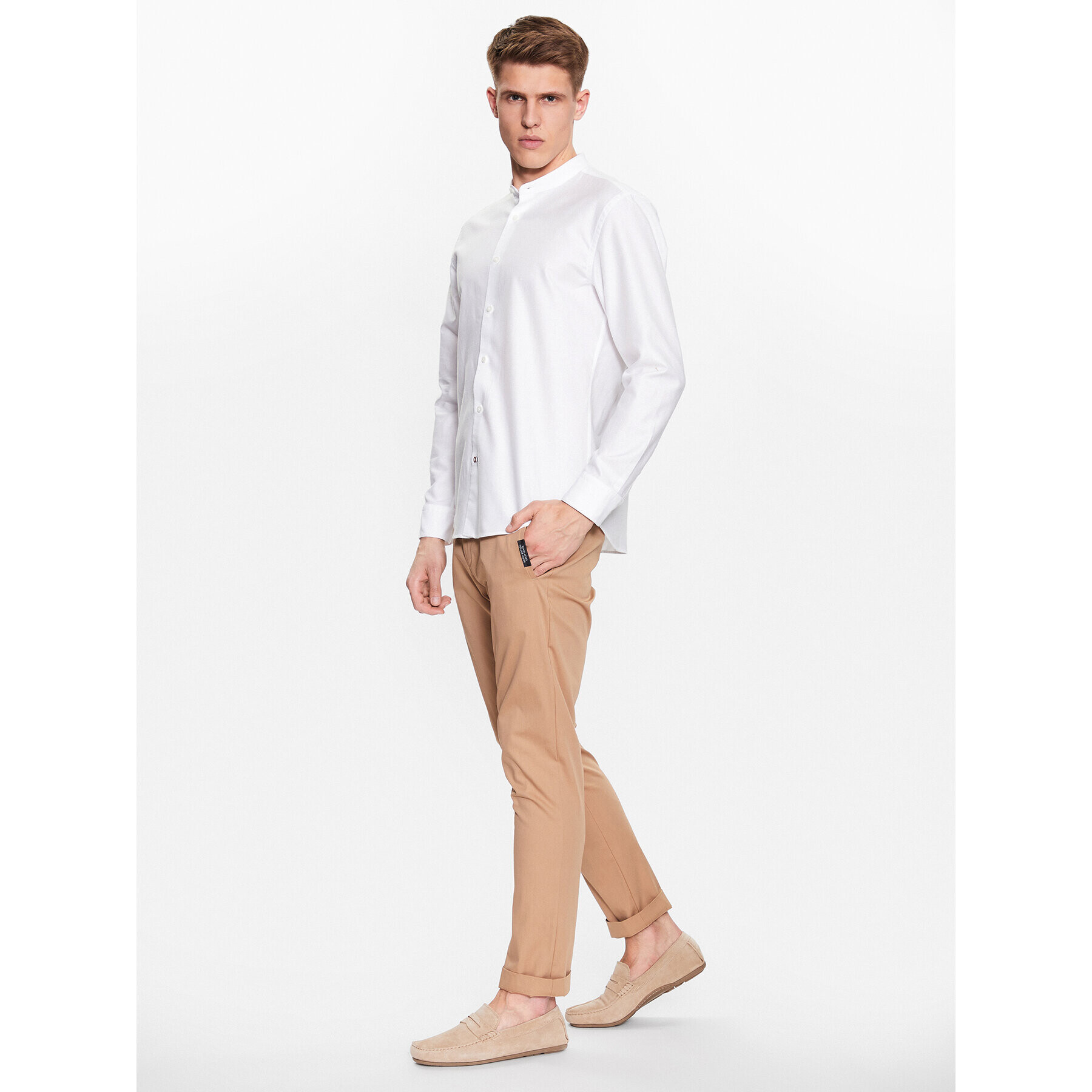 Boss Košeľa 50490419 Biela Casual Fit - Pepit.sk