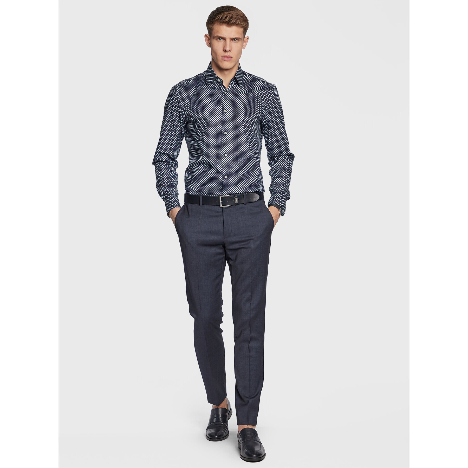 Boss Košeľa 50494728 Modrá Slim Fit - Pepit.sk