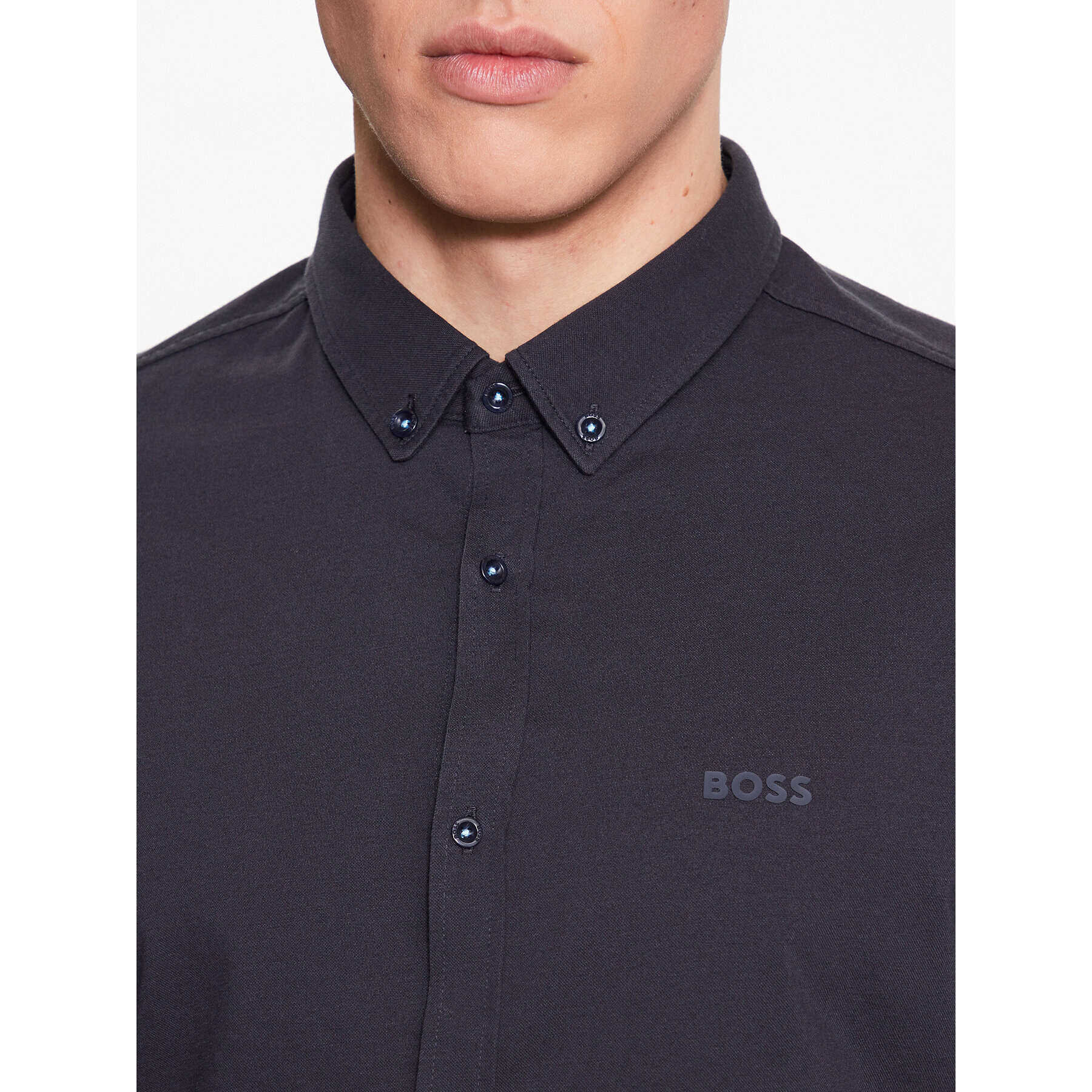 Boss Košeľa Biado_R 50487532 Tmavomodrá Regular Fit - Pepit.sk