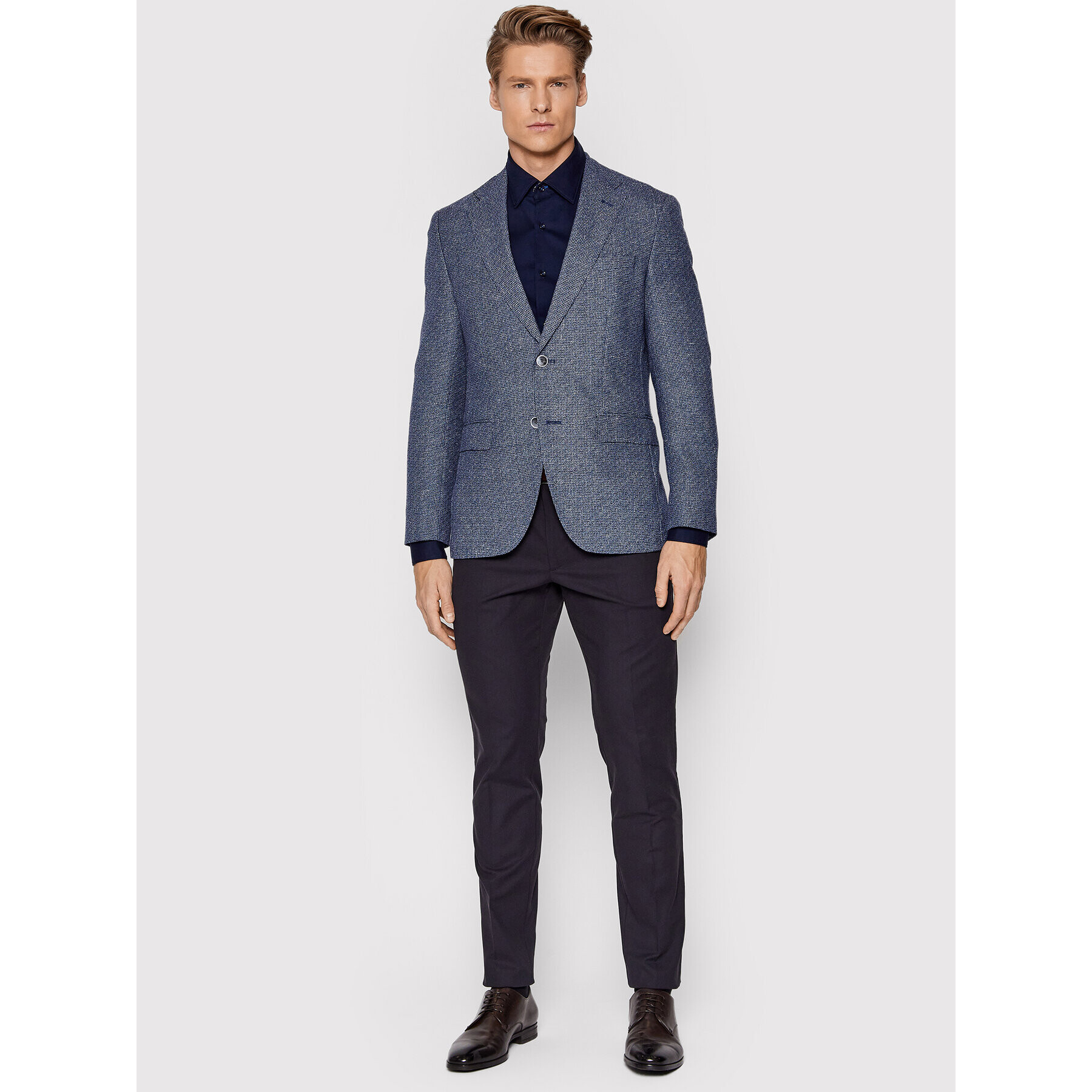 Boss Košeľa C-Hank-Soft-C3-214 50459727 Tmavomodrá Slim Fit - Pepit.sk