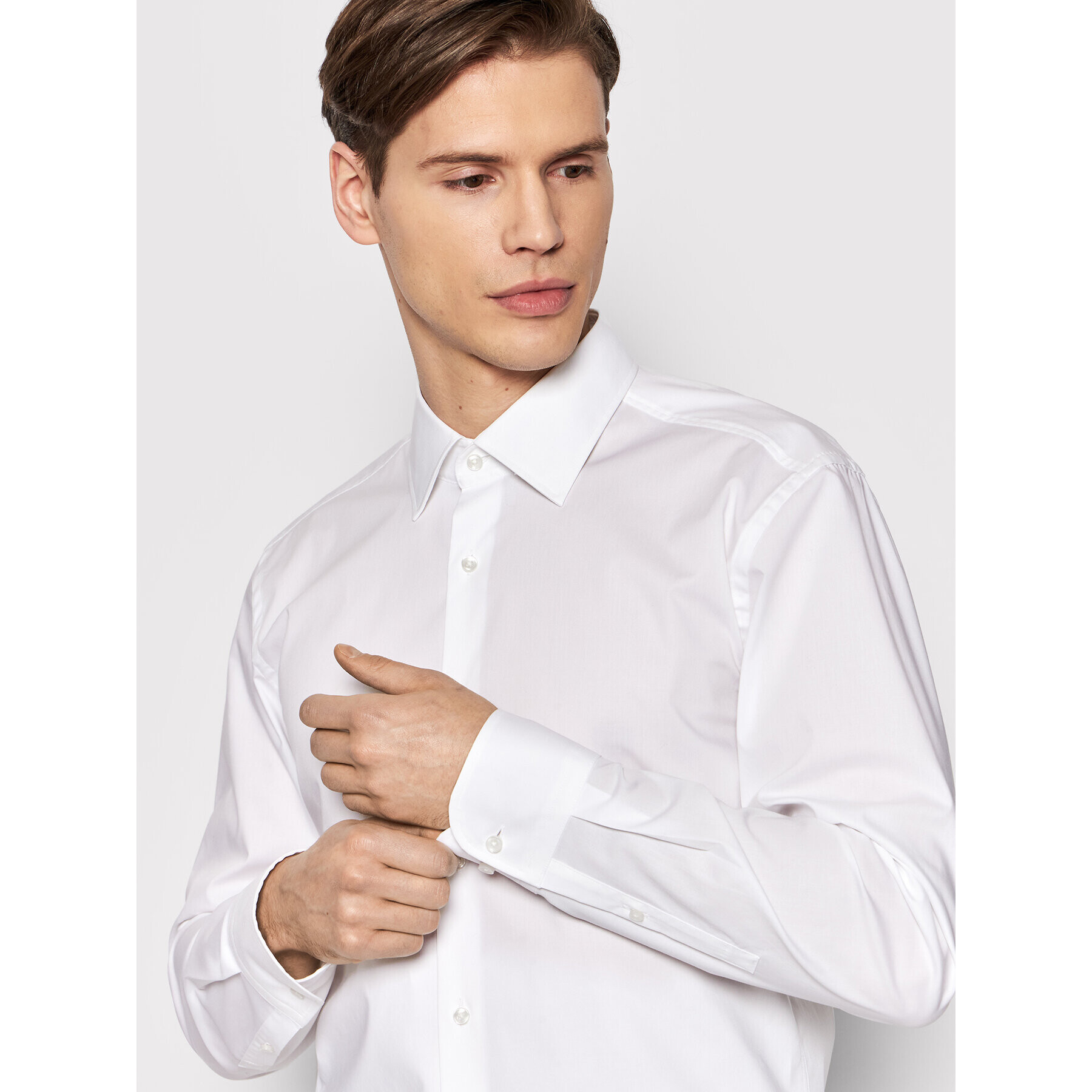 Boss Košeľa H-Hank-Kent-C1-214 50469345 Biela Slim Fit - Pepit.sk