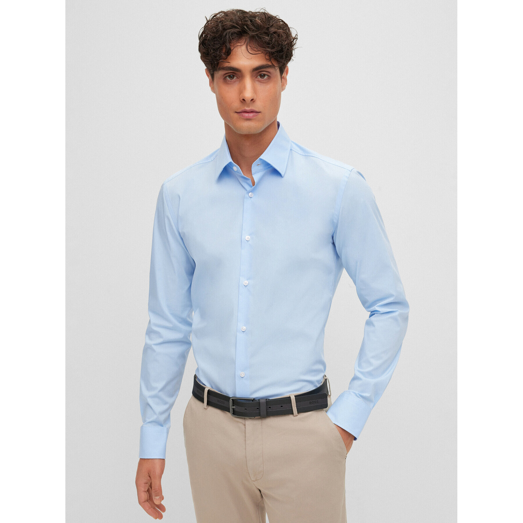 Boss Košeľa H-Hank-Kent-C1-214 50469345 Modrá Slim Fit - Pepit.sk