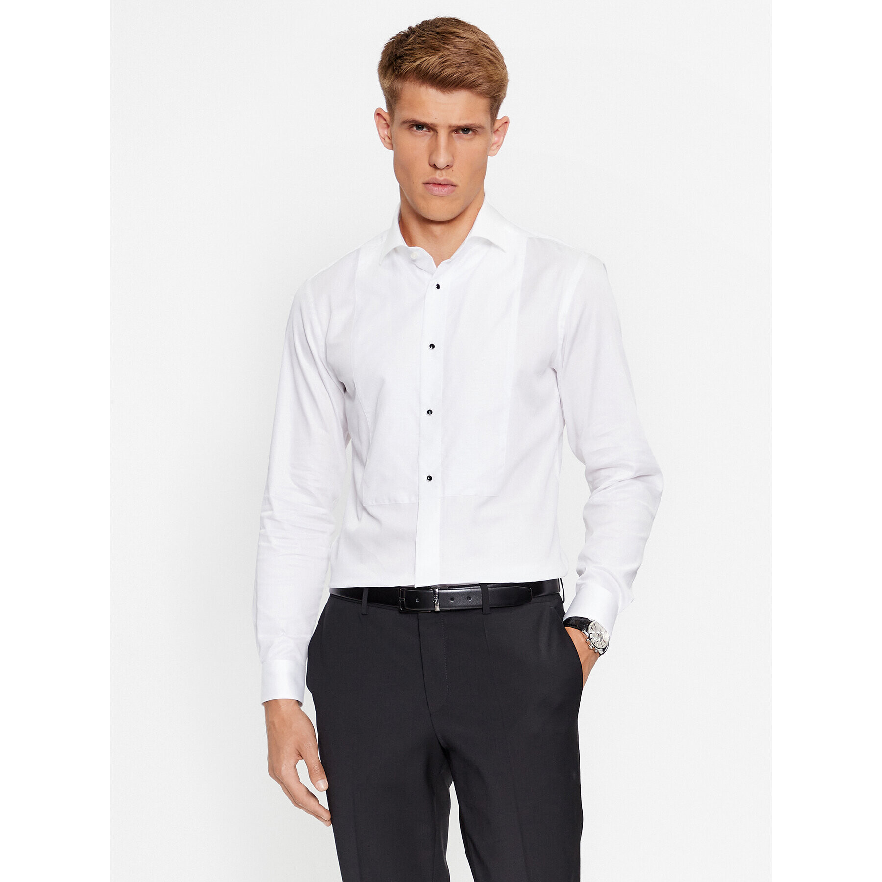 Boss Košeľa H-Hank-Tux3-231 50503261 Biela Slim Fit - Pepit.sk