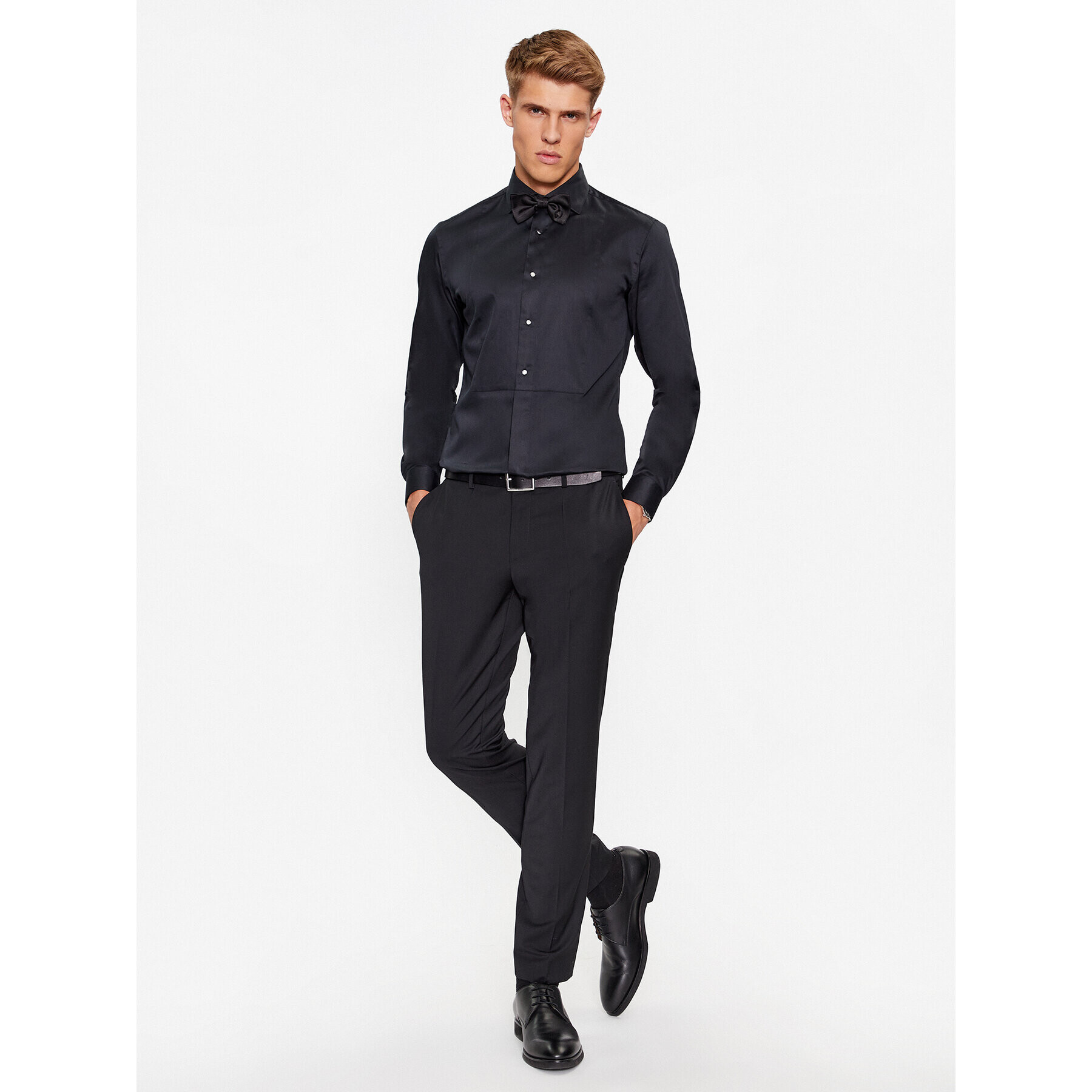 Boss Košeľa H-Hank-Tux3-231 50503261 Čierna Slim Fit - Pepit.sk