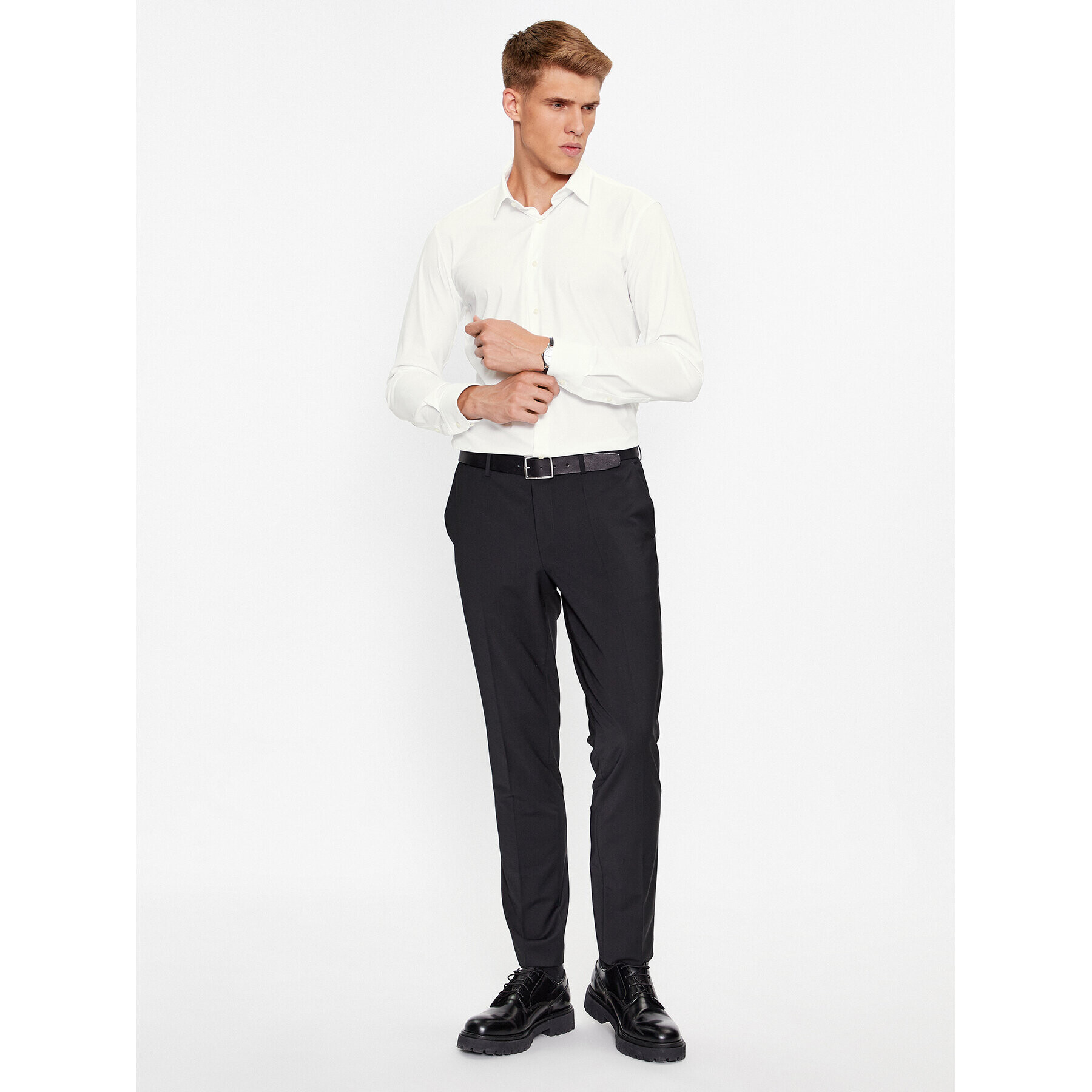 Boss Košeľa P-Hank-S-Kent-C1-222 50503554 Biela Slim Fit - Pepit.sk