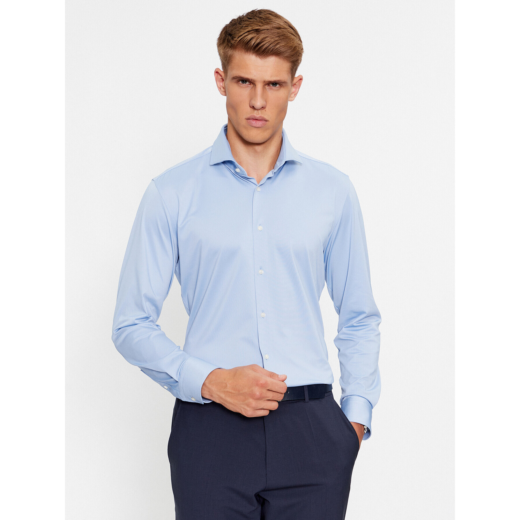 Boss Košeľa P-Hank-Spread-C1-222 50503533 Modrá Slim Fit - Pepit.sk