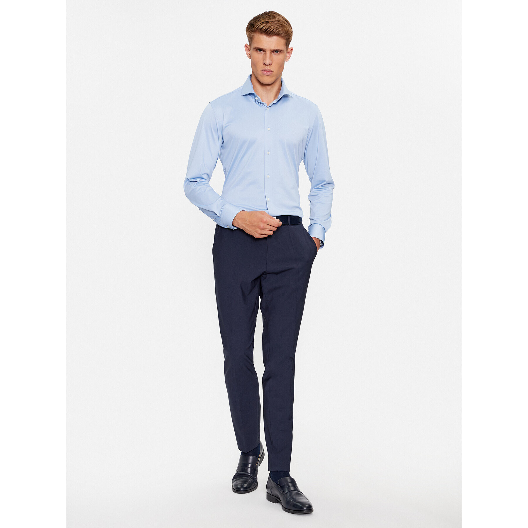 Boss Košeľa P-Hank-Spread-C1-222 50503533 Modrá Slim Fit - Pepit.sk