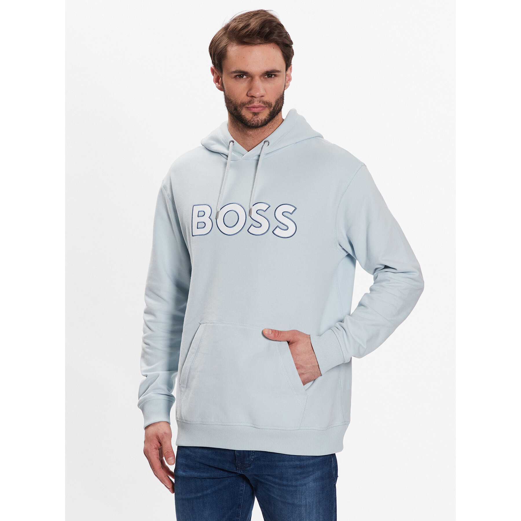 Boss Mikina 50483453 Modrá - Pepit.sk