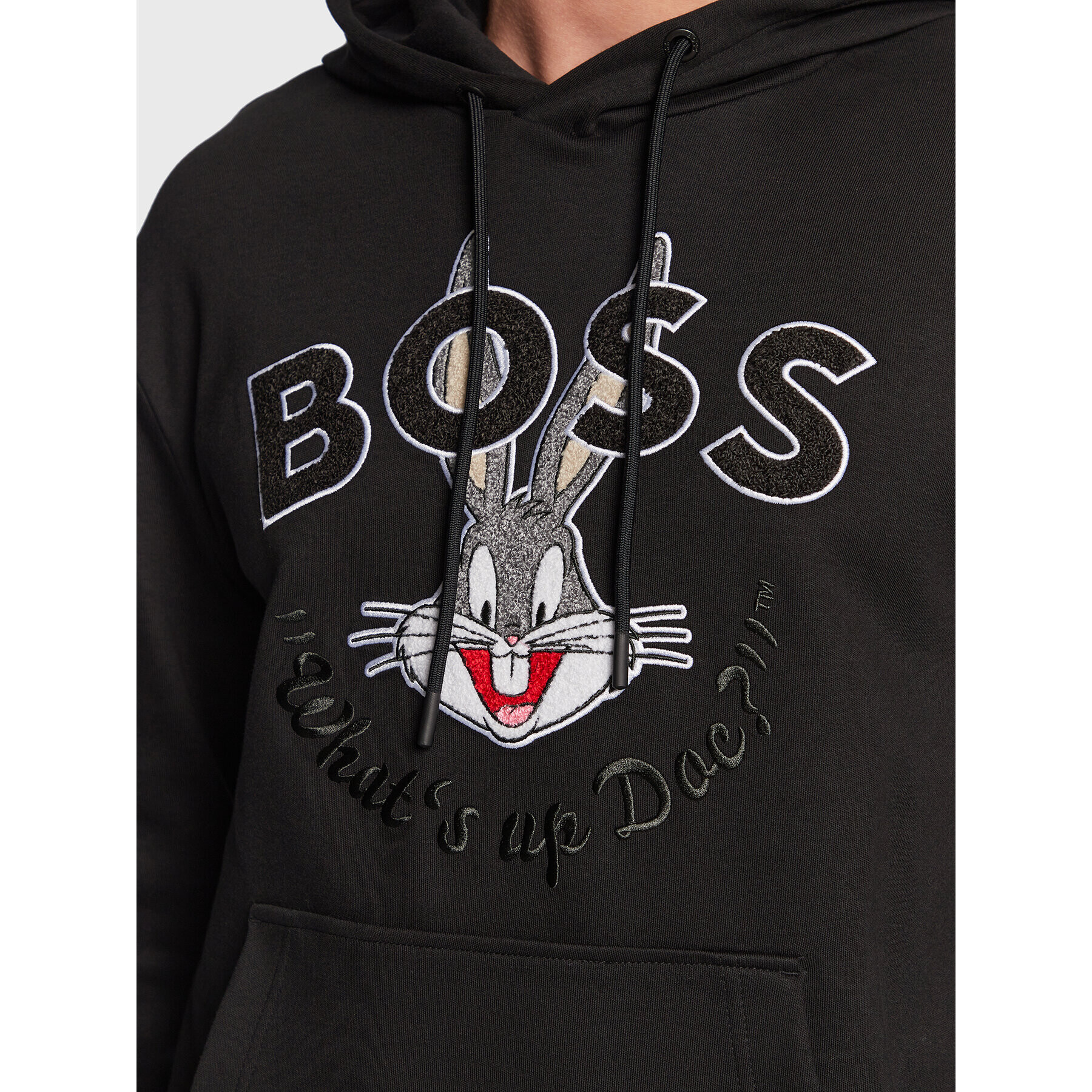 Boss Mikina 50486315 Čierna Regular Fit - Pepit.sk