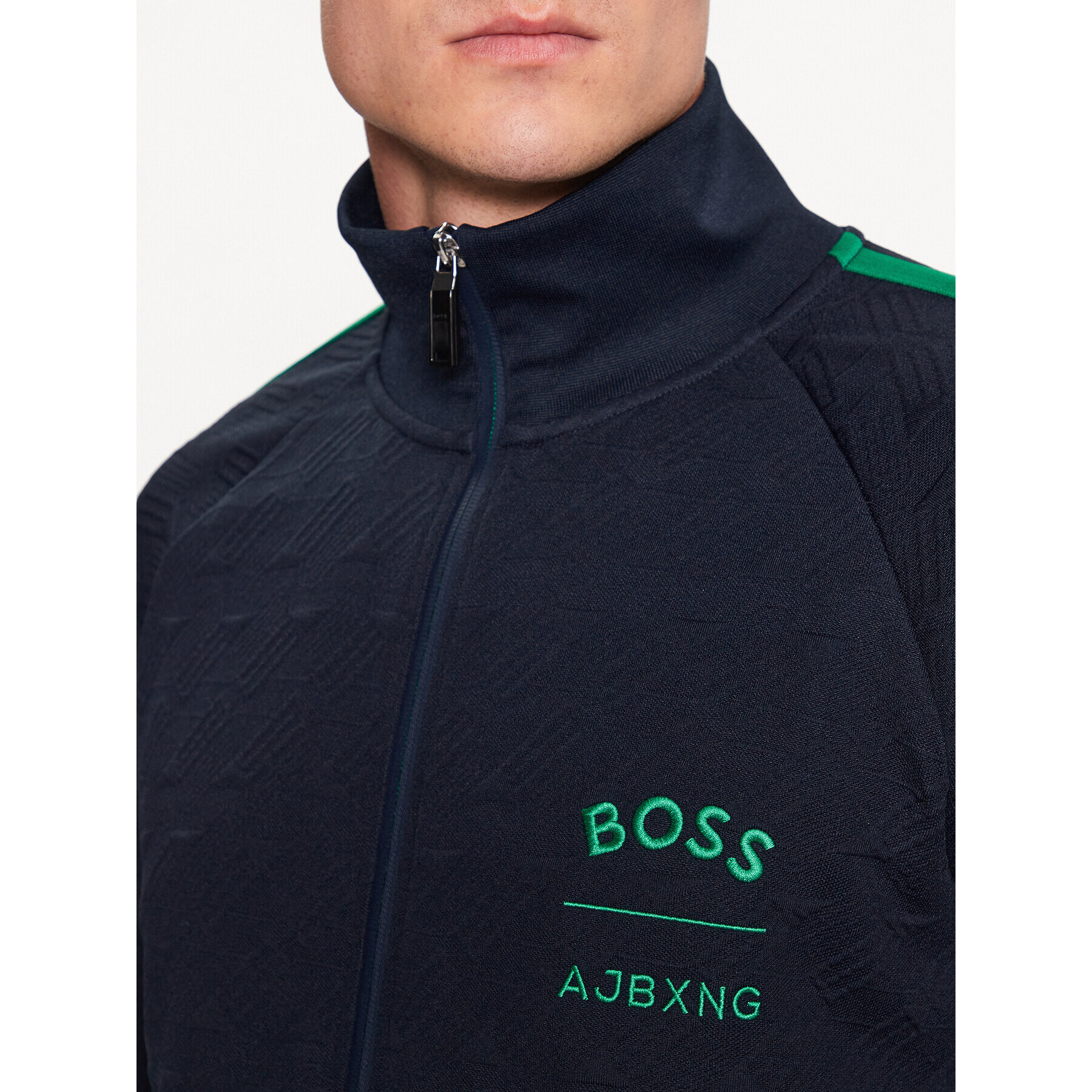 Boss Mikina Skarley 50487669 Tmavomodrá Relaxed Fit - Pepit.sk