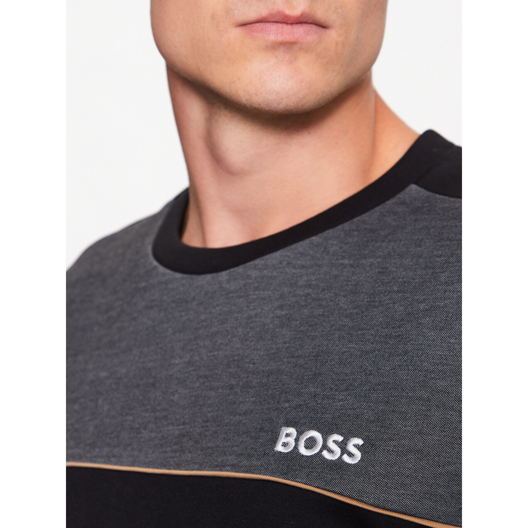 Boss Mikina 50491257 Čierna Regular Fit - Pepit.sk