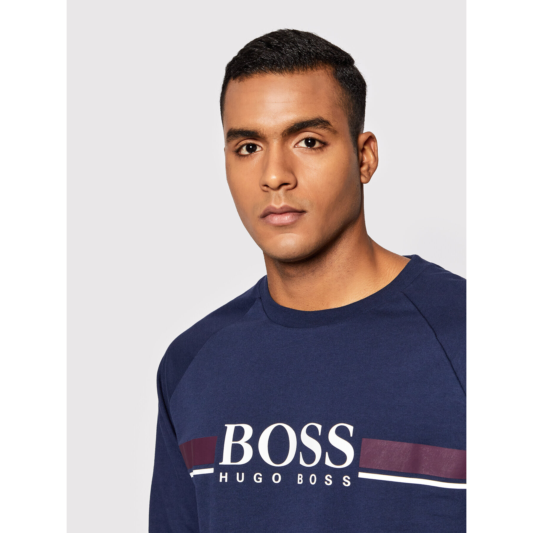 Boss Mikina Authentic 50460286 Tmavomodrá Regular Fit - Pepit.sk