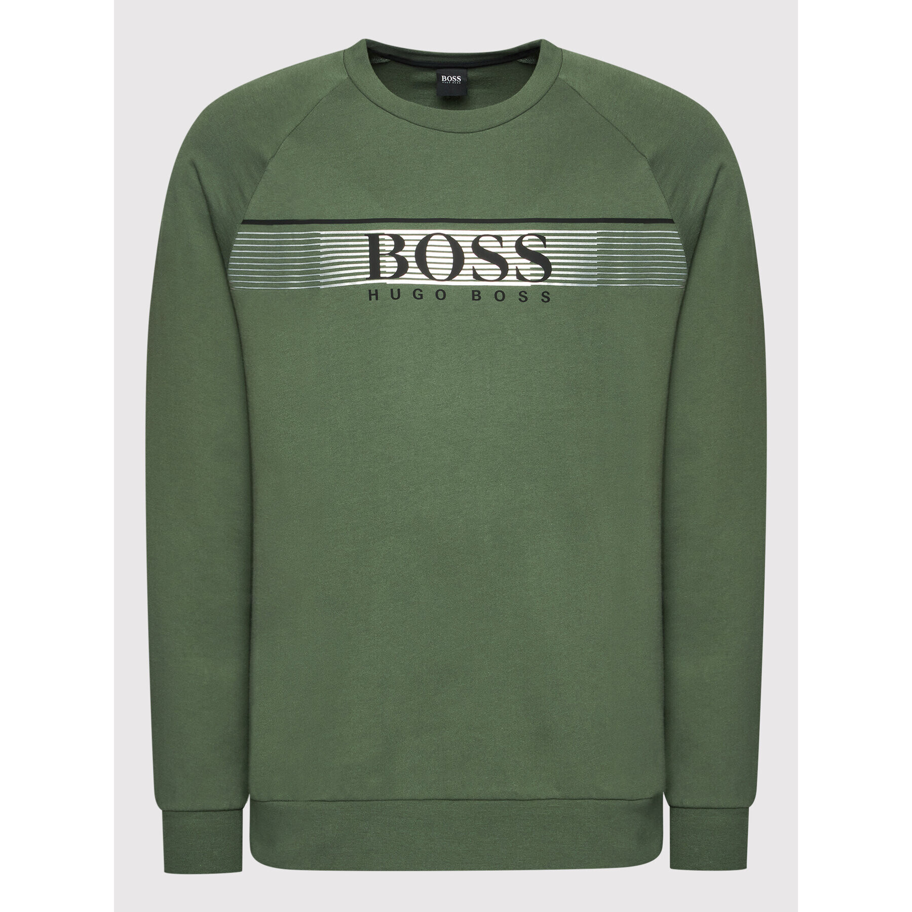 Boss Mikina Authentic 50464889 Zelená Regular Fit - Pepit.sk