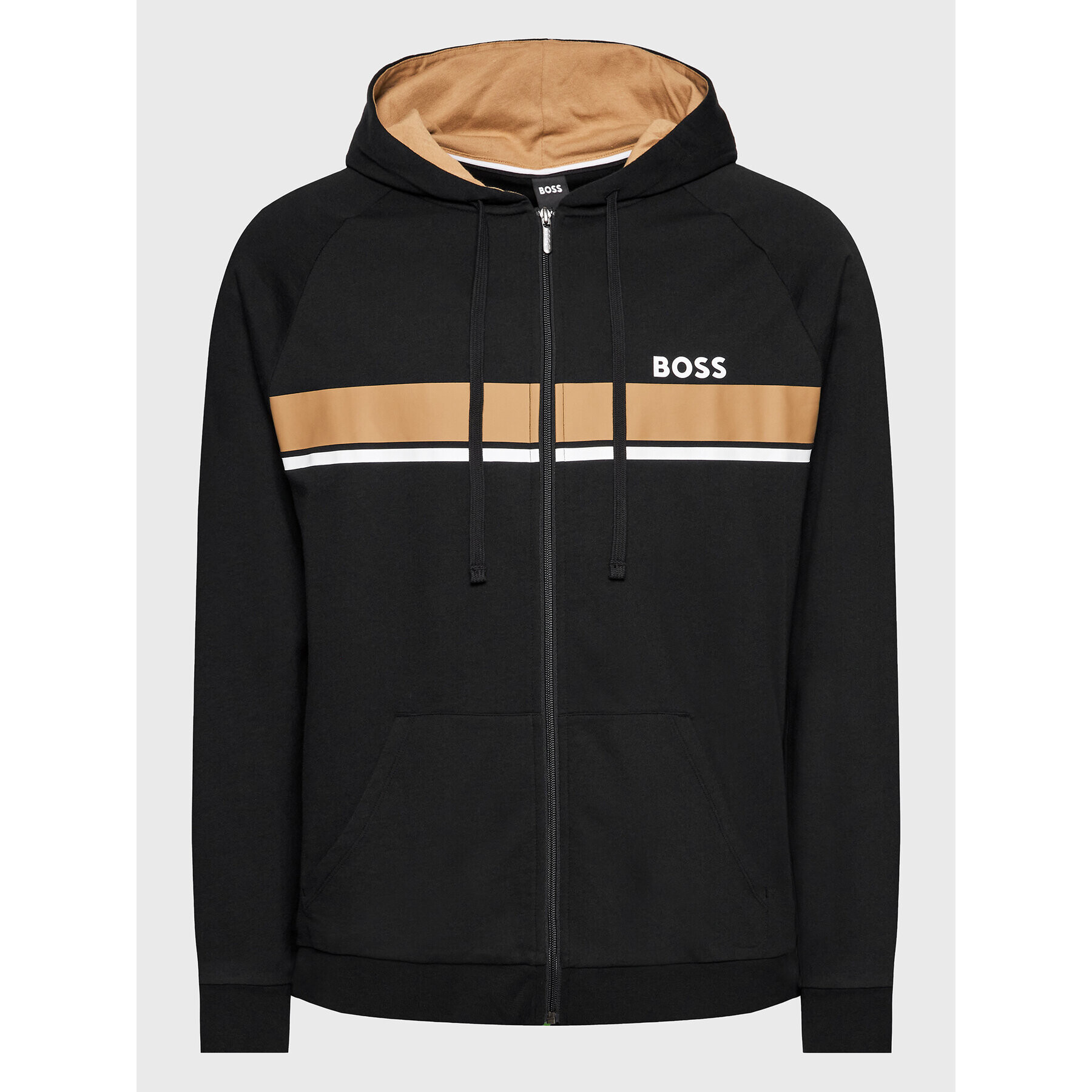 Boss Mikina Authentic 50480549 Čierna Regular Fit - Pepit.sk