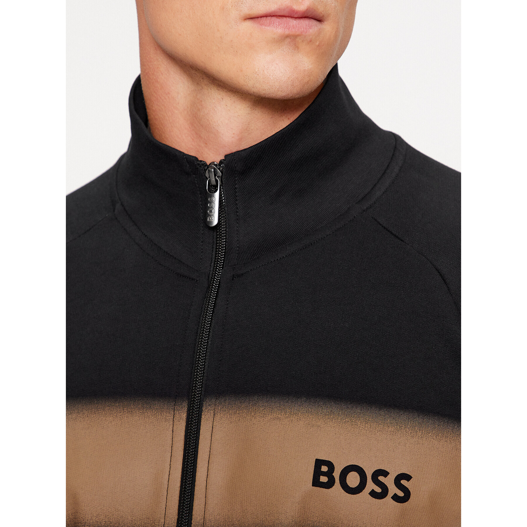 Boss Mikina Authentic 50503067 Čierna Regular Fit - Pepit.sk