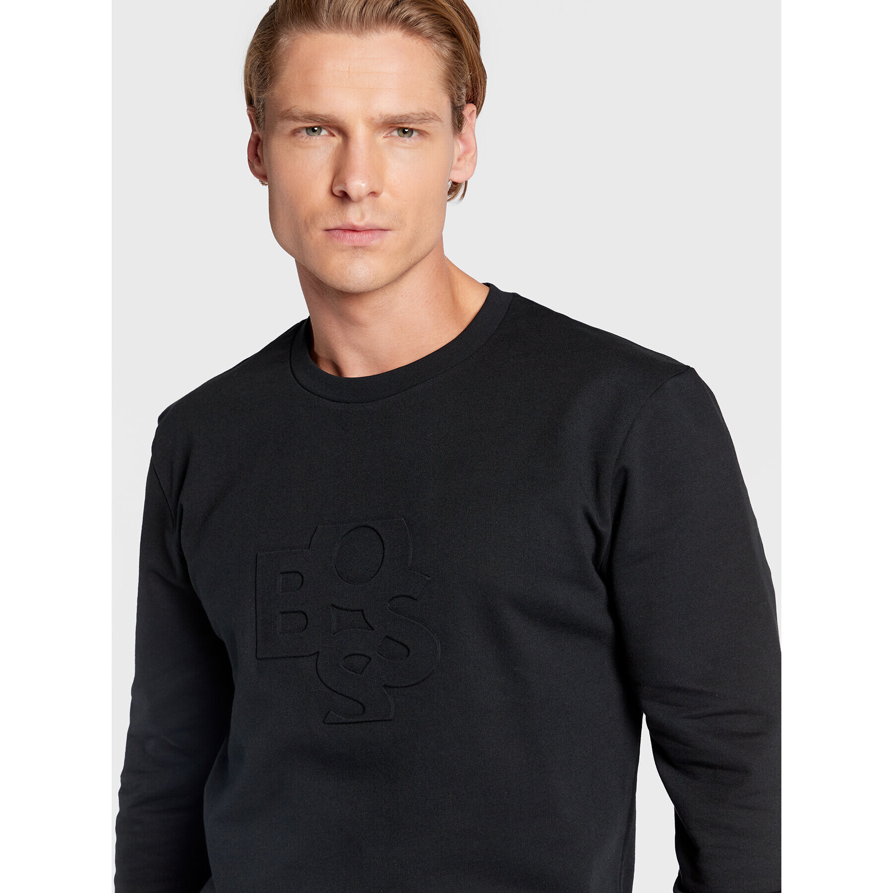 Boss Mikina Heritage 50480681 Čierna Regular Fit - Pepit.sk