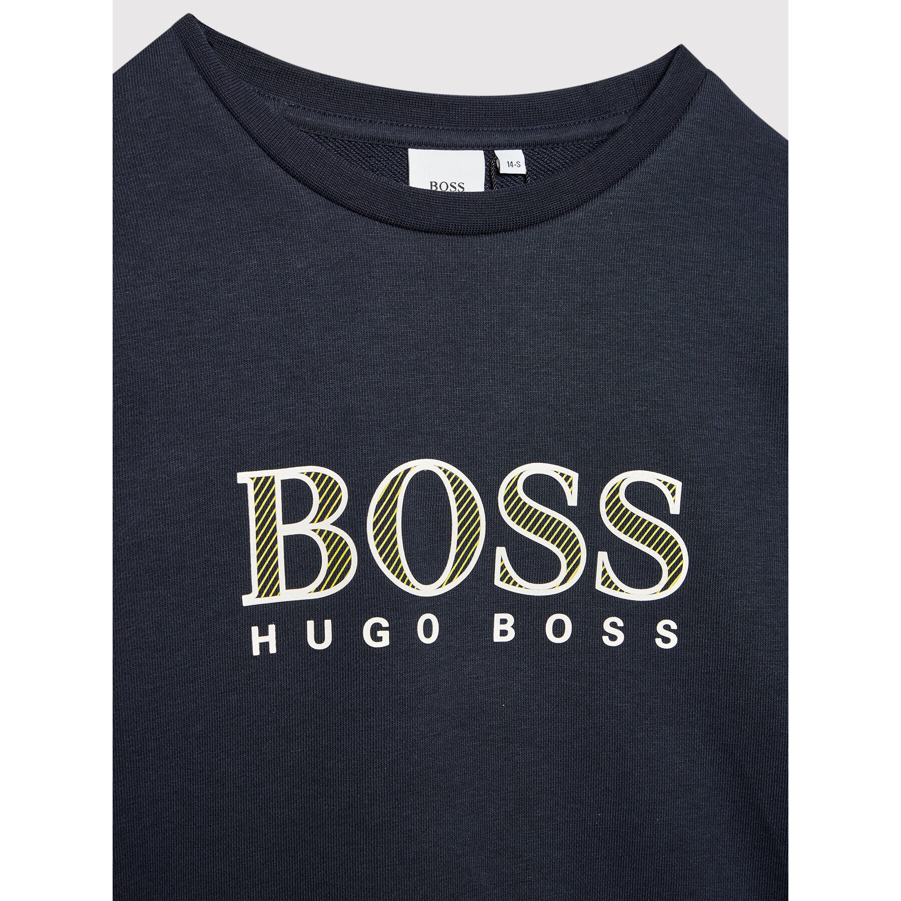 Boss Mikina J25N68 D Tmavomodrá Regular Fit - Pepit.sk