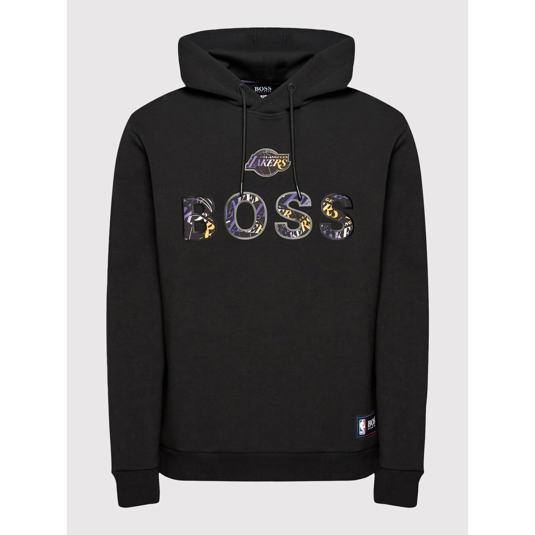 Boss Mikina NBA WBounce2_2 50461971 Čierna Relaxed Fit - Pepit.sk