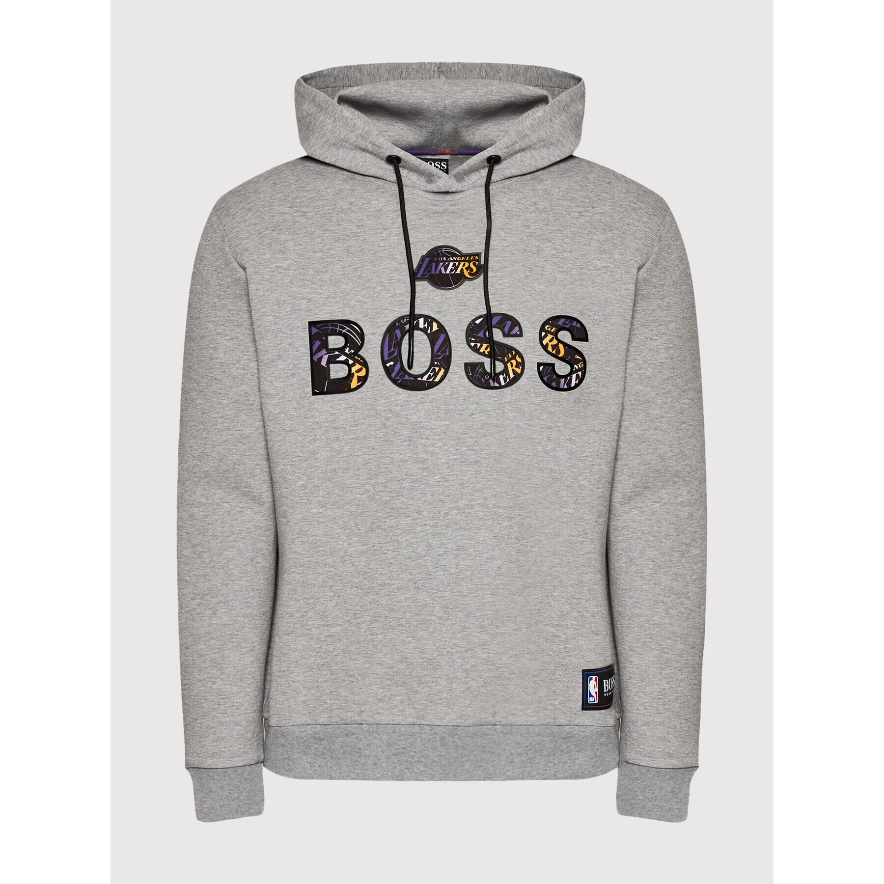 Boss Mikina NBA WBounce2_2 50461971 Sivá Relaxed Fit - Pepit.sk