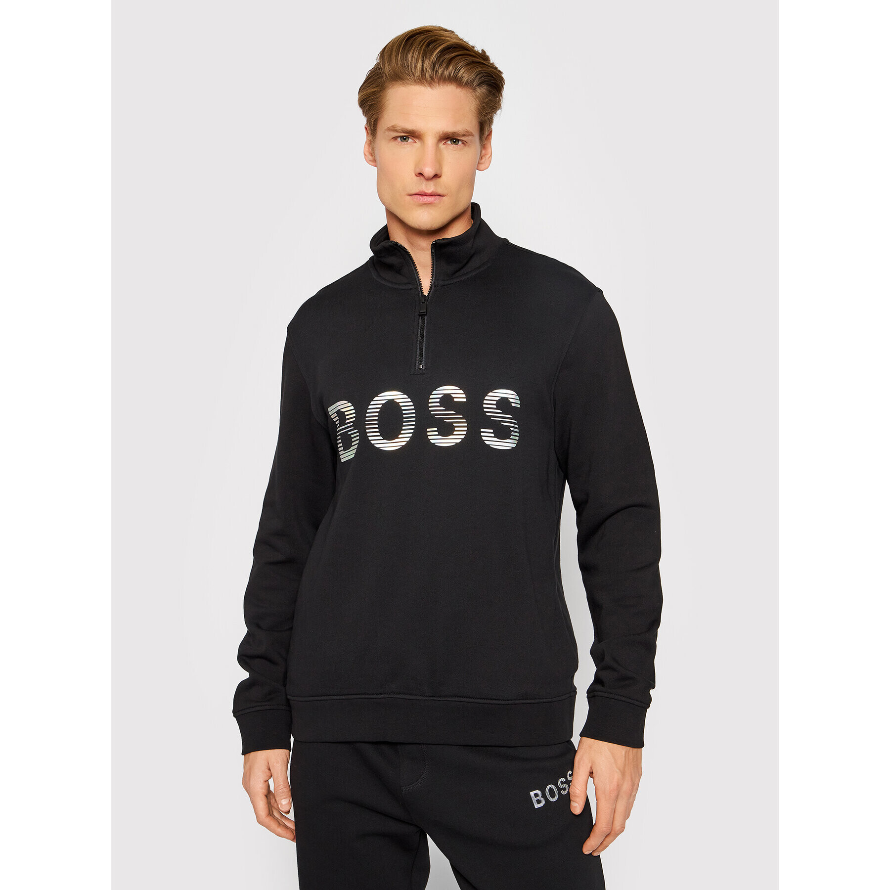 Boss Mikina Sakul_Za 50472242 Čierna Regular Fit - Pepit.sk