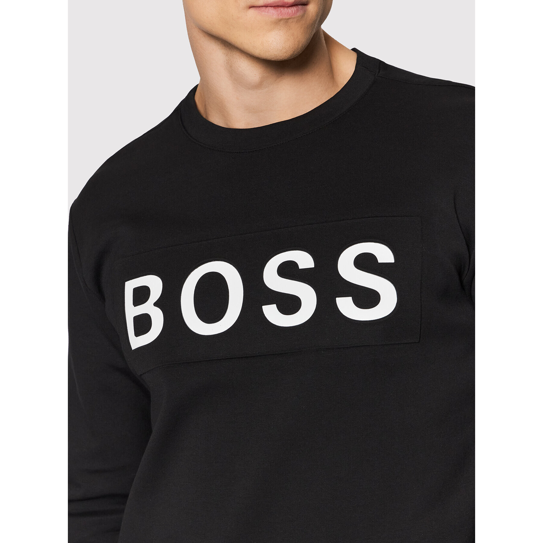 Boss Mikina Salbo 1 50461623 Čierna Regular Fit - Pepit.sk