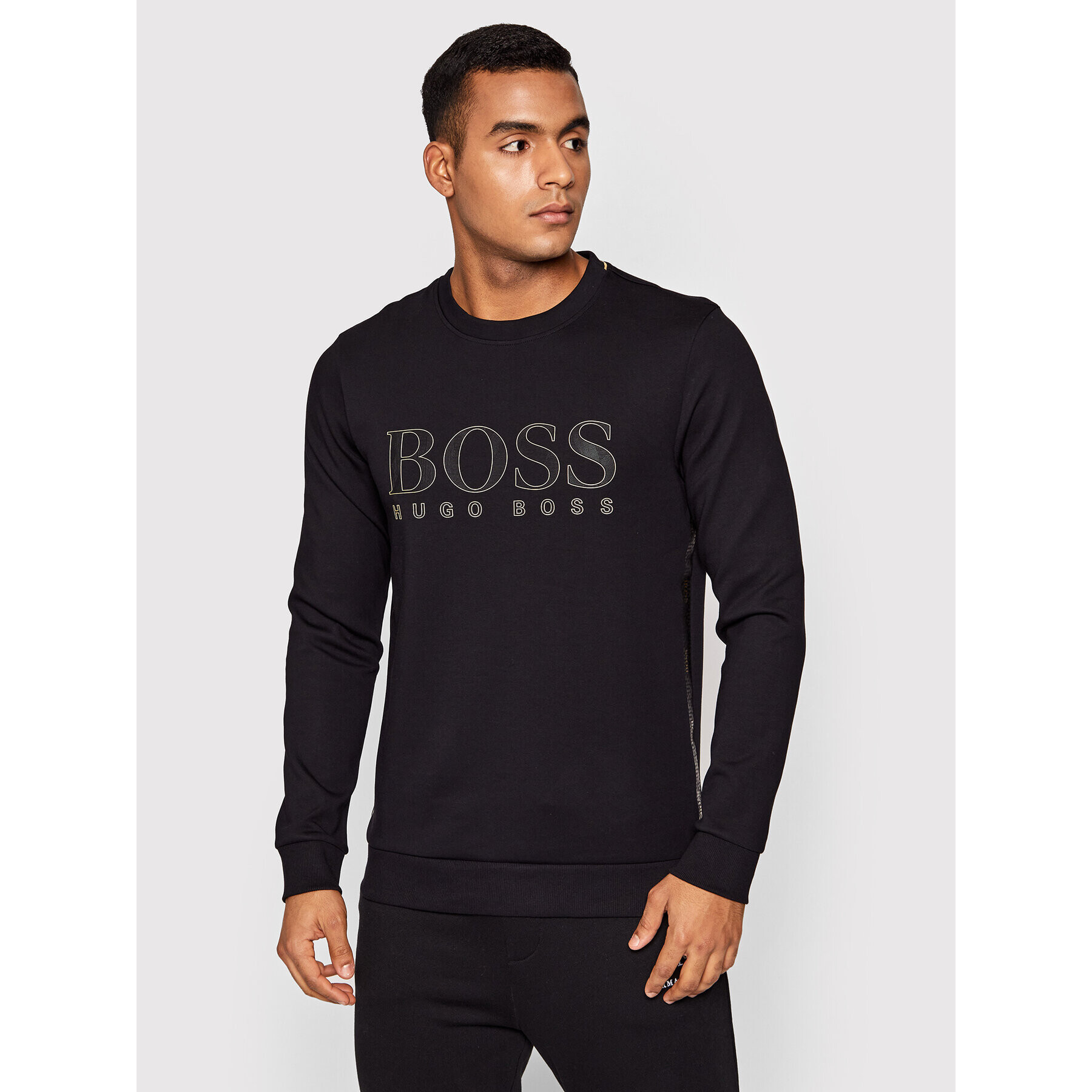 Boss Mikina Salbo Iconic 50448186 Čierna Slim Fit - Pepit.sk