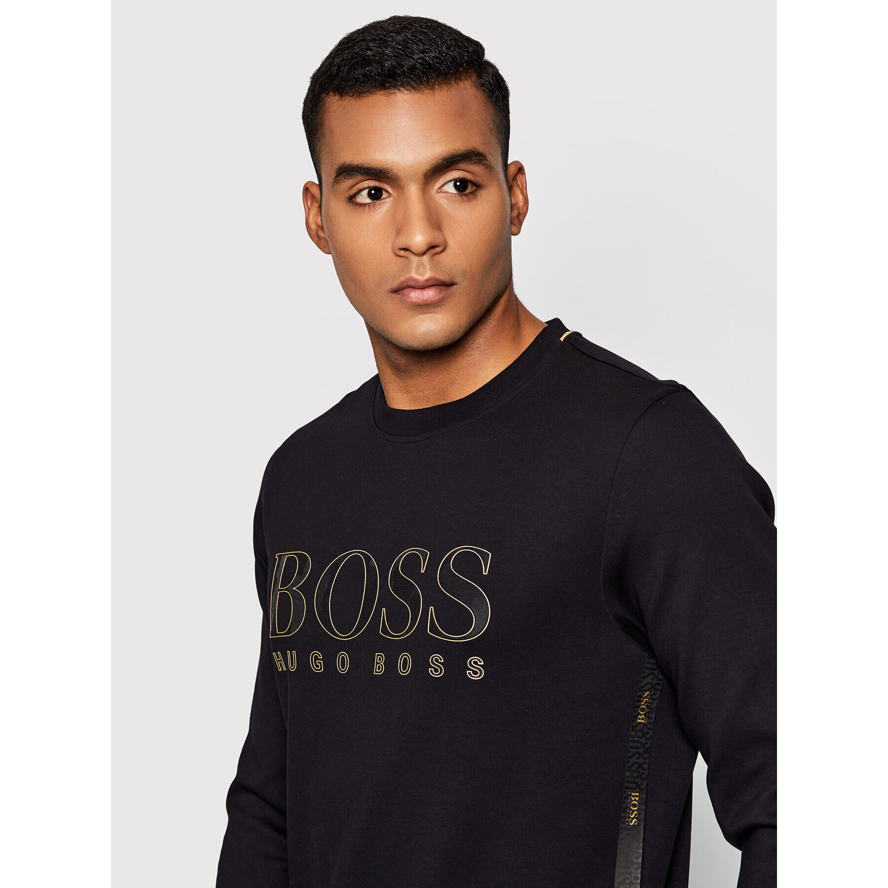 Boss Mikina Salbo Iconic 50448186 Čierna Slim Fit - Pepit.sk