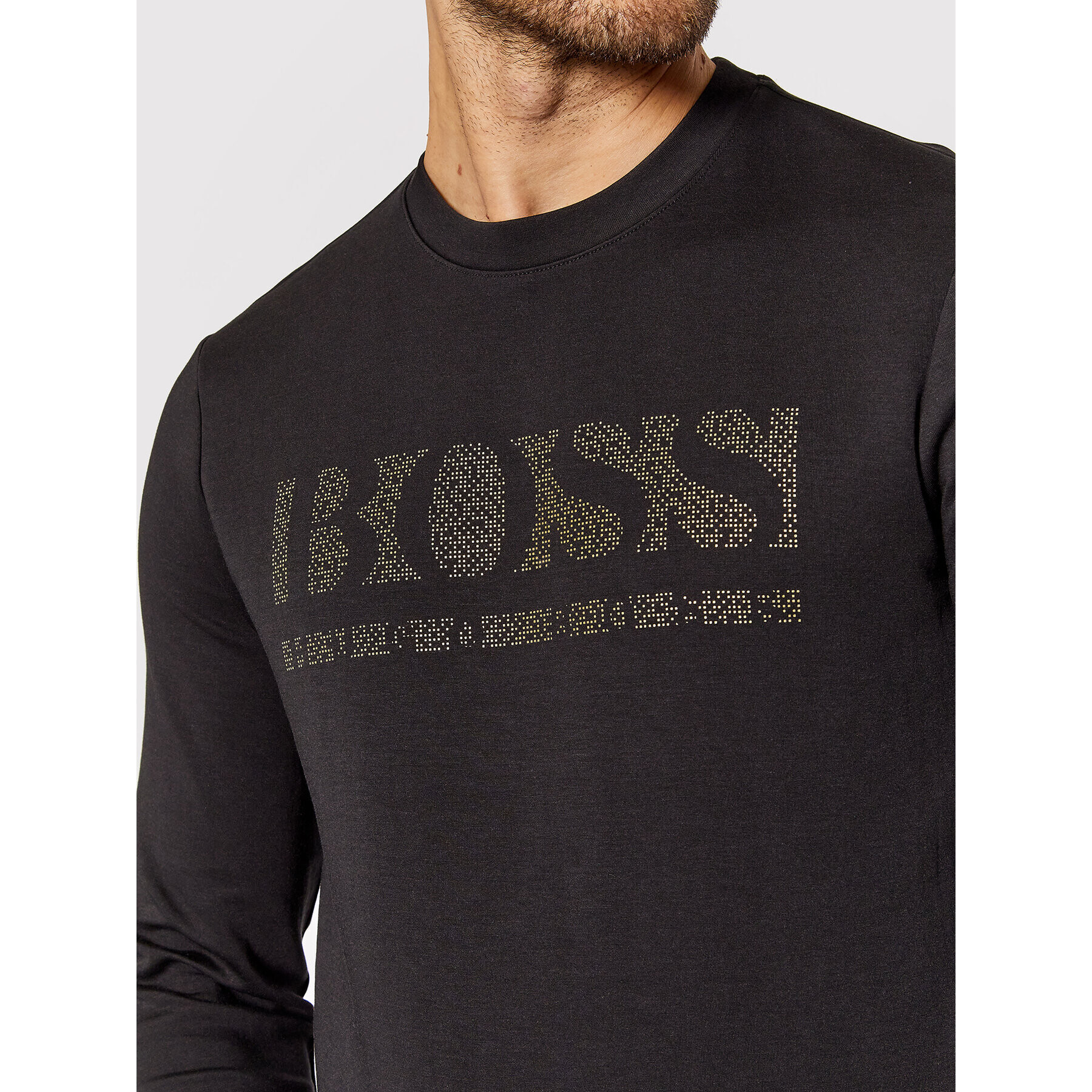 Boss Mikina Salbo Iconic 50456419 Čierna Slim Fit - Pepit.sk