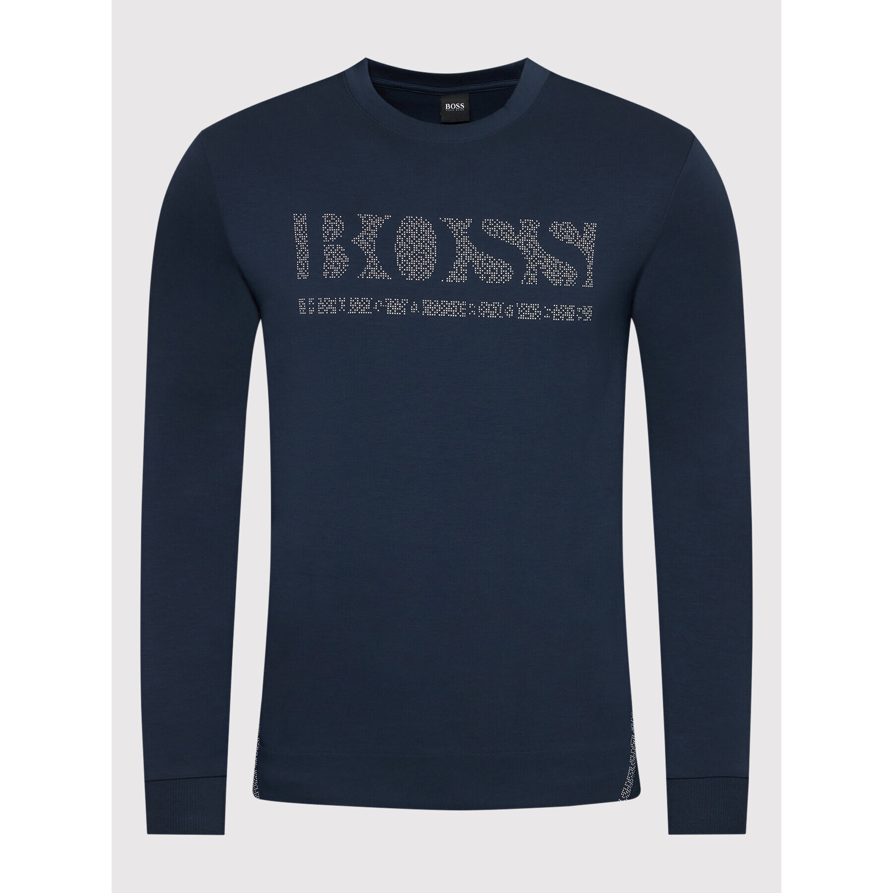 Boss Mikina Salbo Iconic 50456419 Tmavomodrá Slim Fit - Pepit.sk