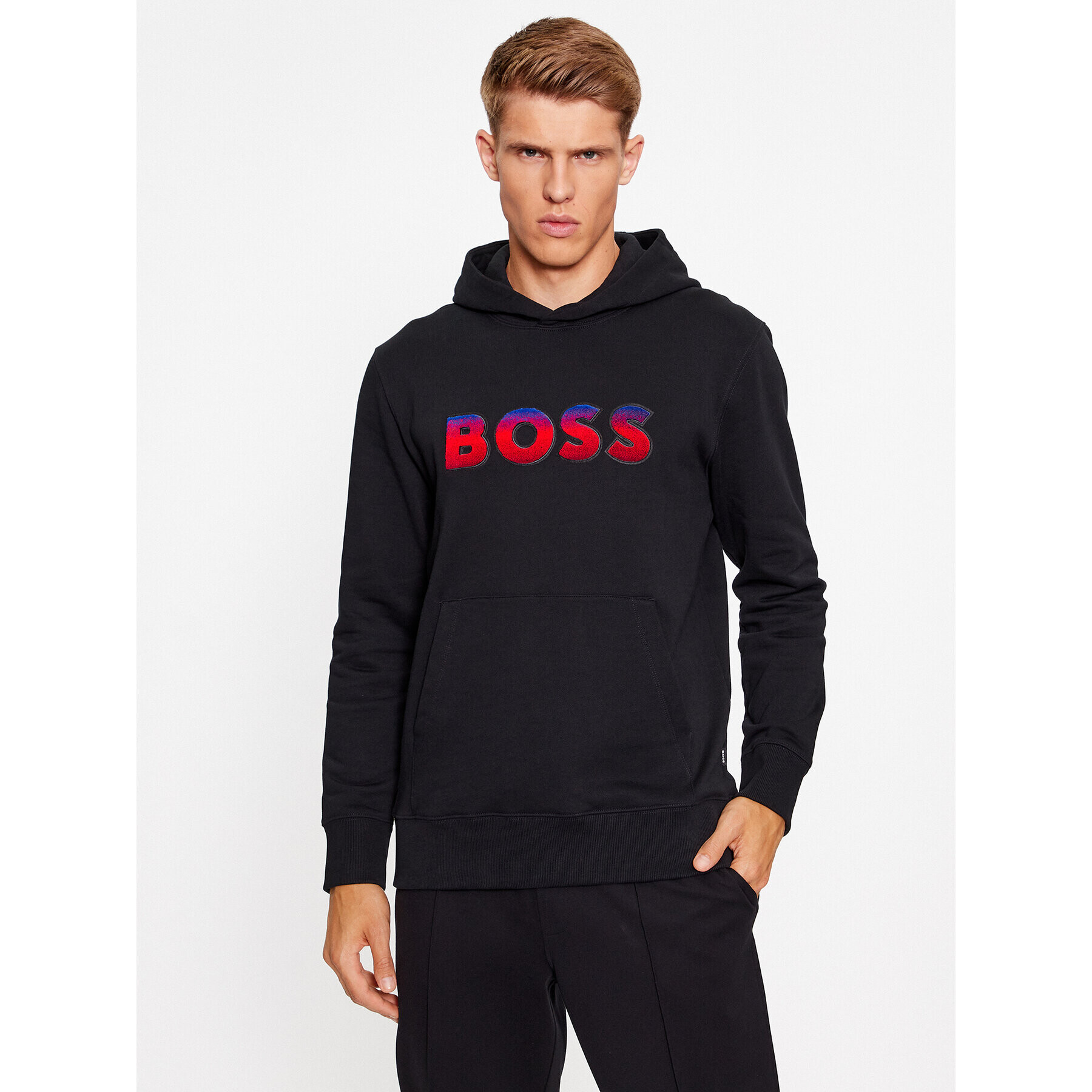 Boss Mikina Seeger 99 50499560 Čierna Regular Fit - Pepit.sk