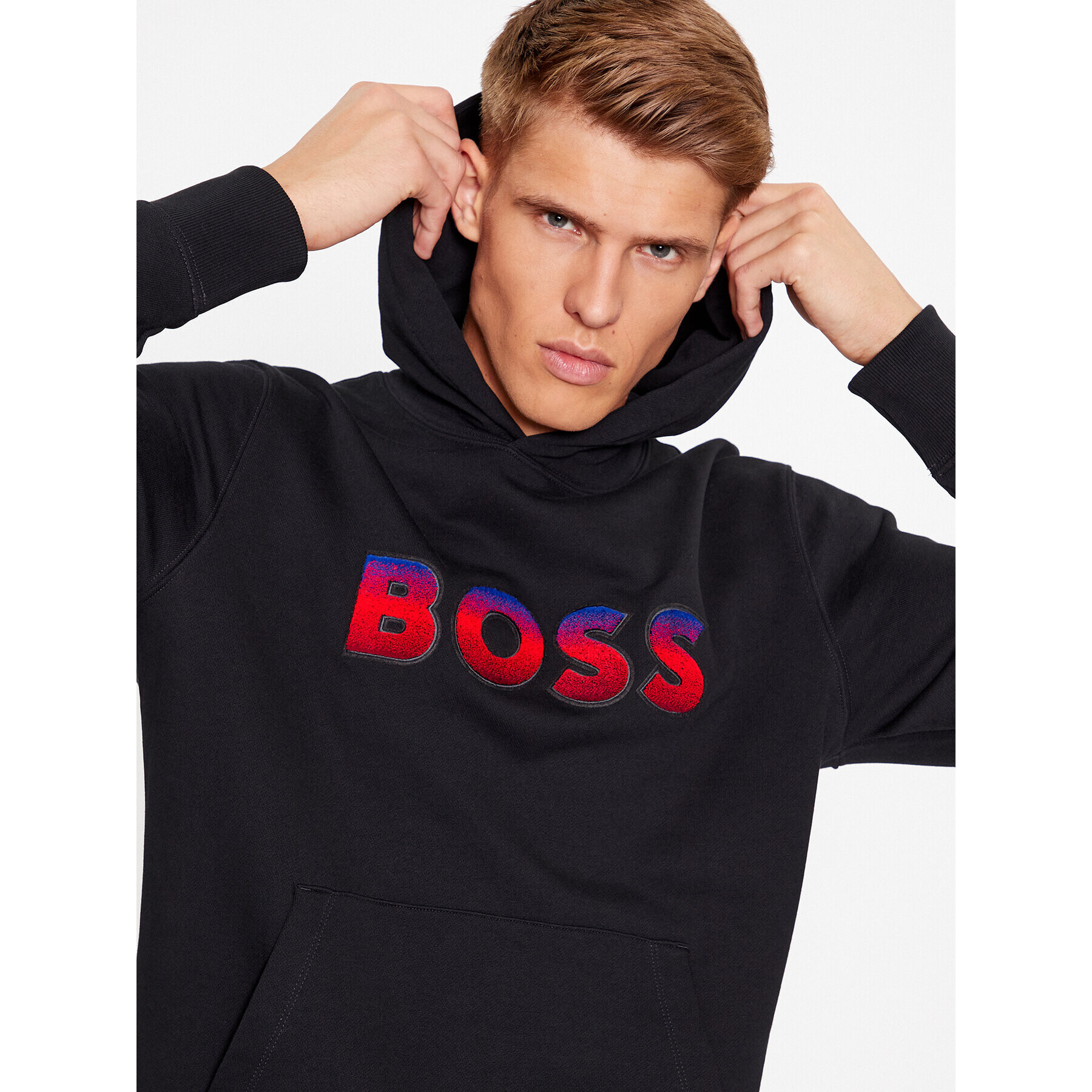 Boss Mikina Seeger 99 50499560 Čierna Regular Fit - Pepit.sk