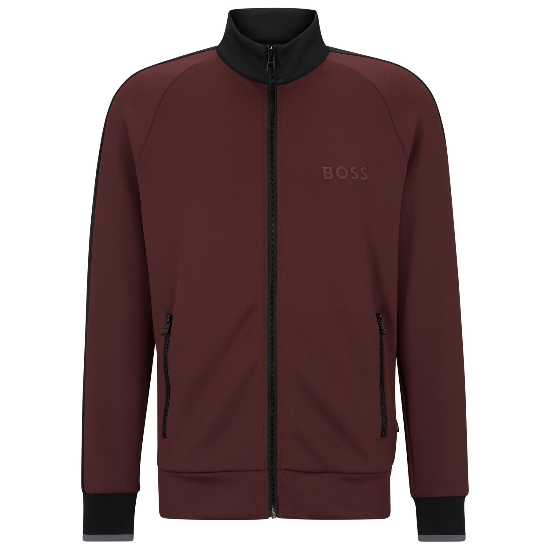 Boss Mikina Sommers 50486268 Bordová Regular Fit - Pepit.sk