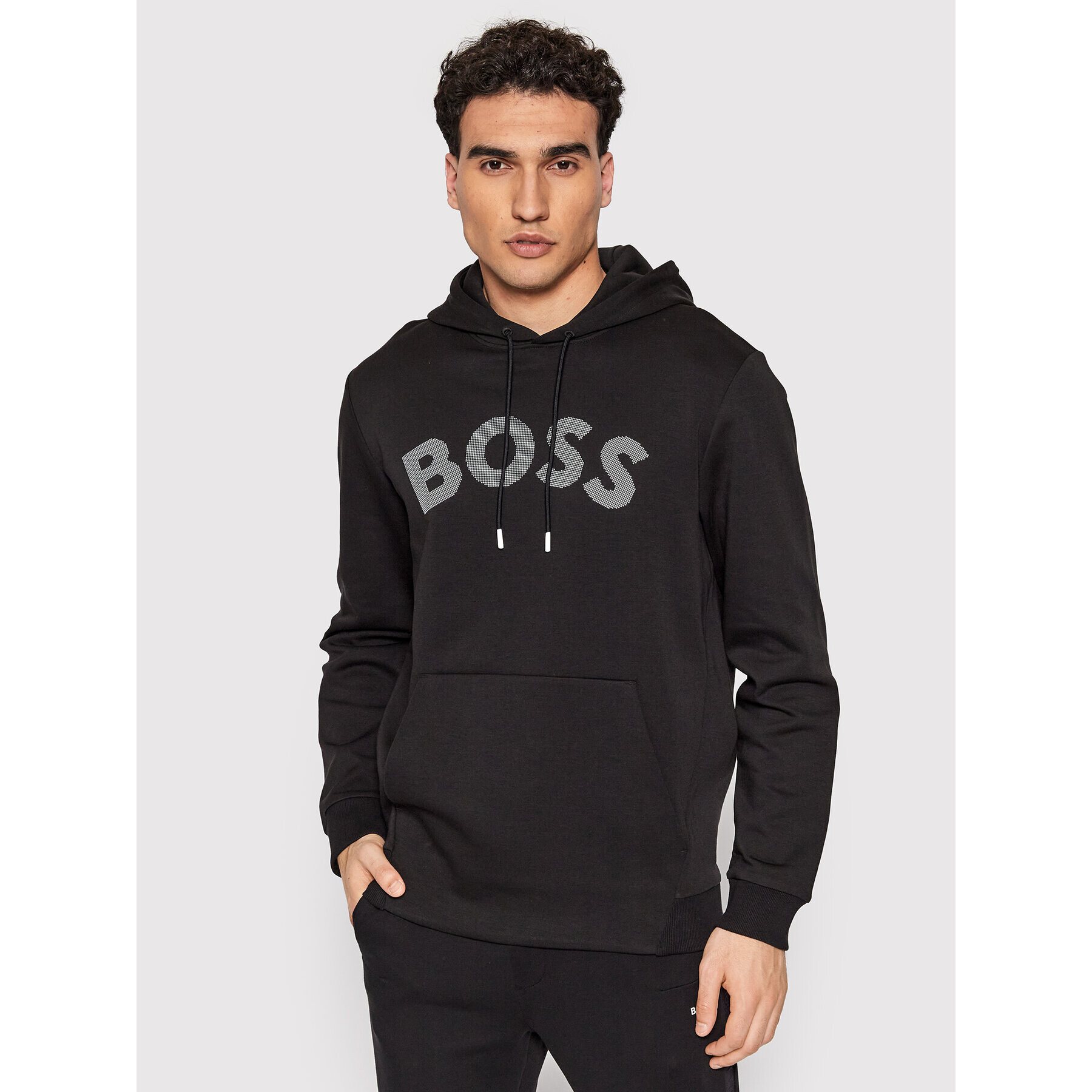 Boss Mikina Soody 2 50469367 Čierna Regular Fit - Pepit.sk