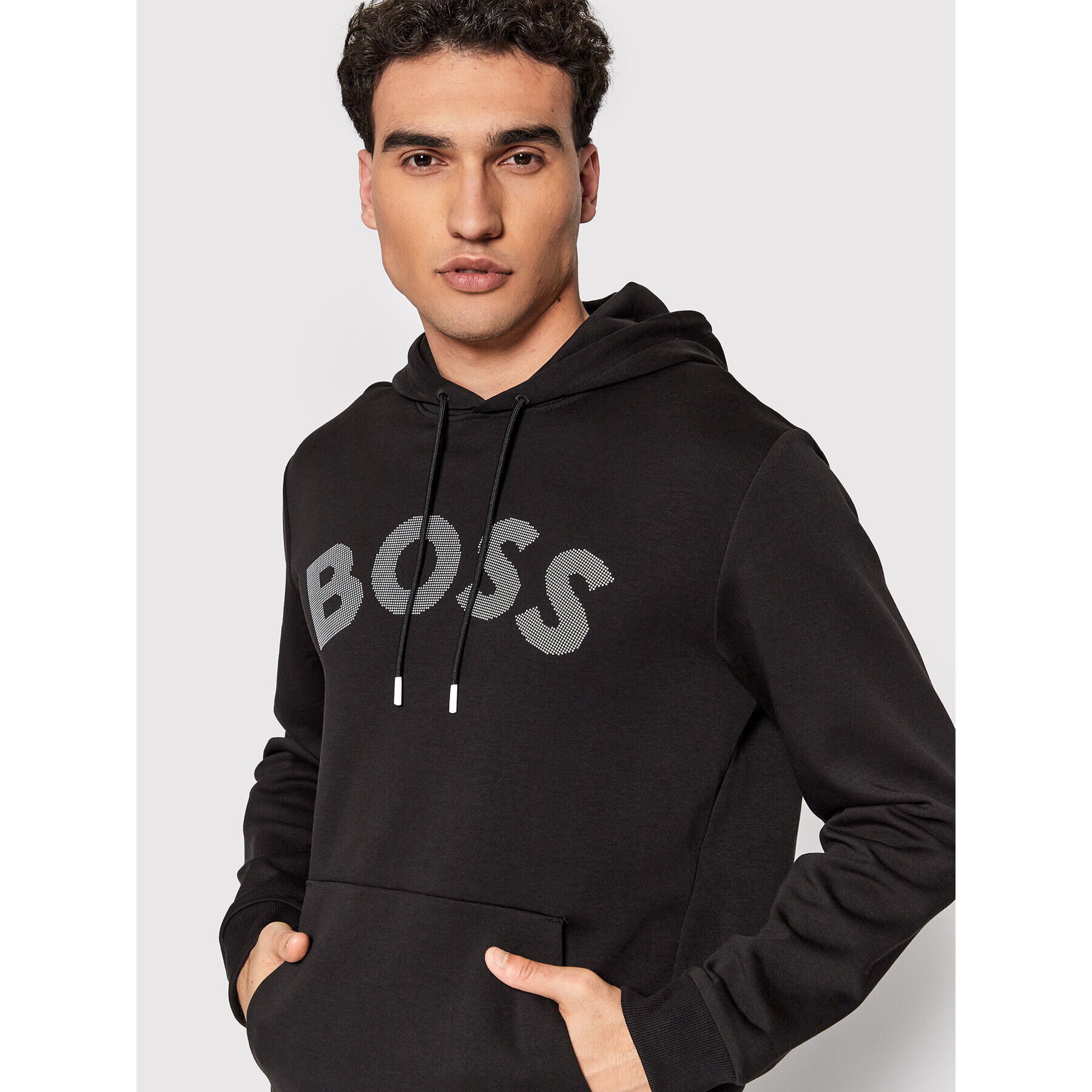 Boss Mikina Soody 2 50469367 Čierna Regular Fit - Pepit.sk