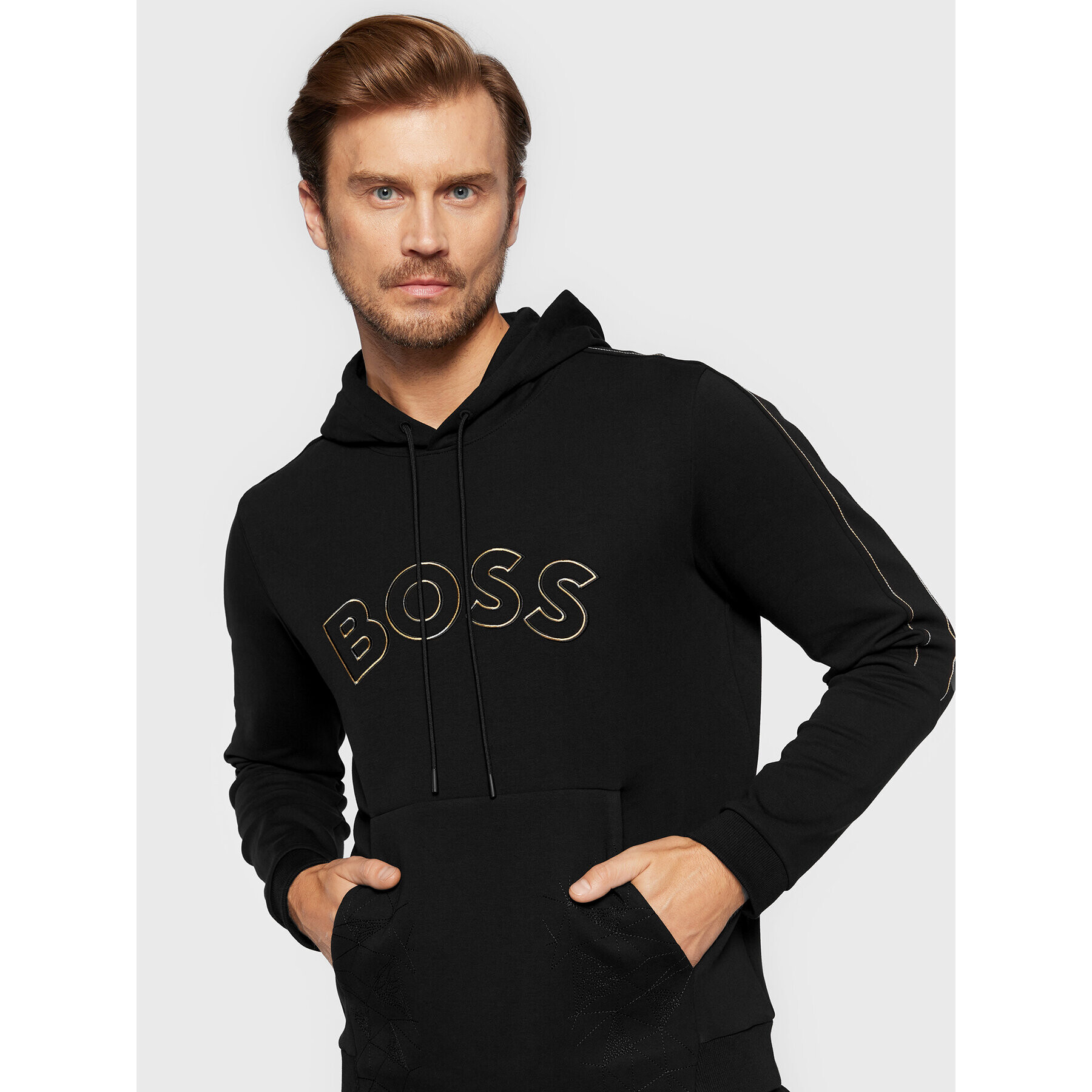 Boss Mikina Soody 2 50477131 Čierna Regular Fit - Pepit.sk