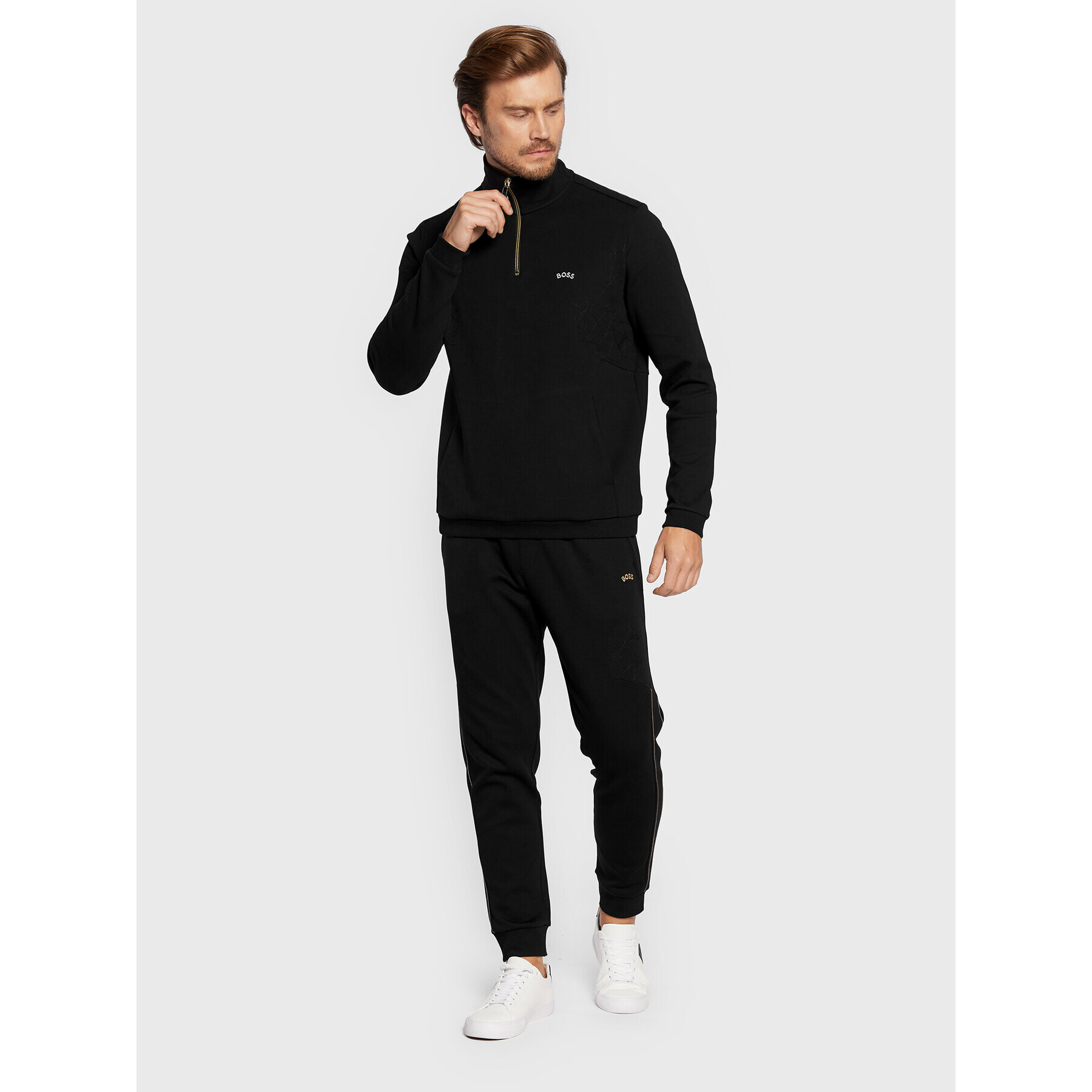 Boss Mikina Sweat 2 50477123 Čierna Regular Fit - Pepit.sk