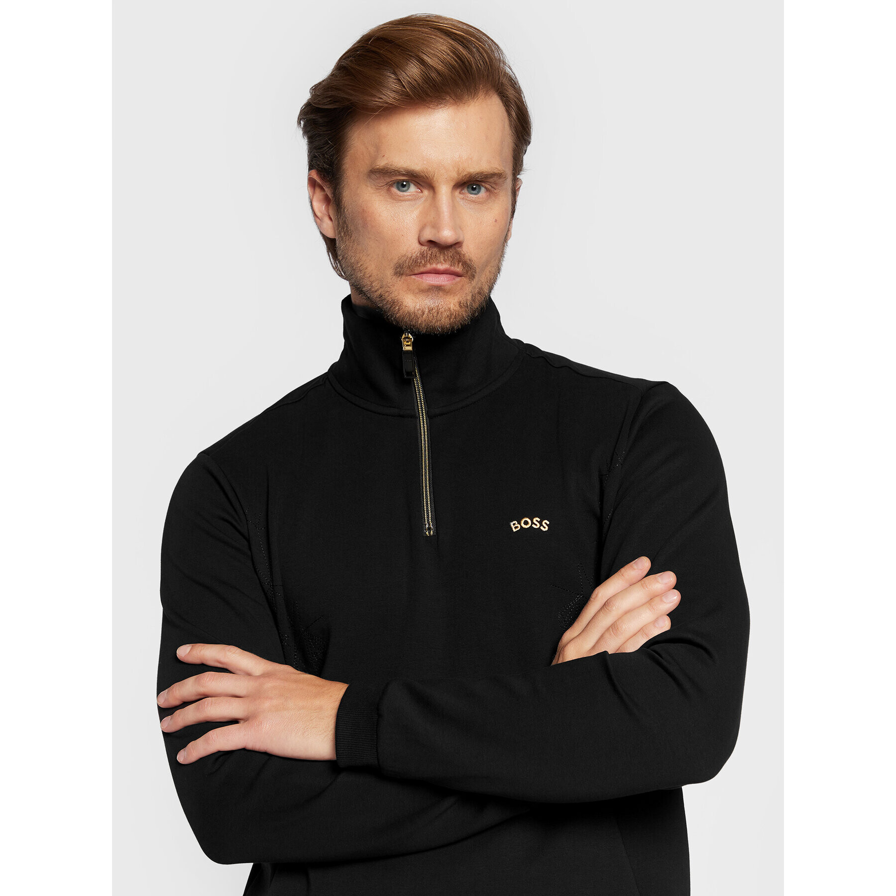 Boss Mikina Sweat 2 50477123 Čierna Regular Fit - Pepit.sk