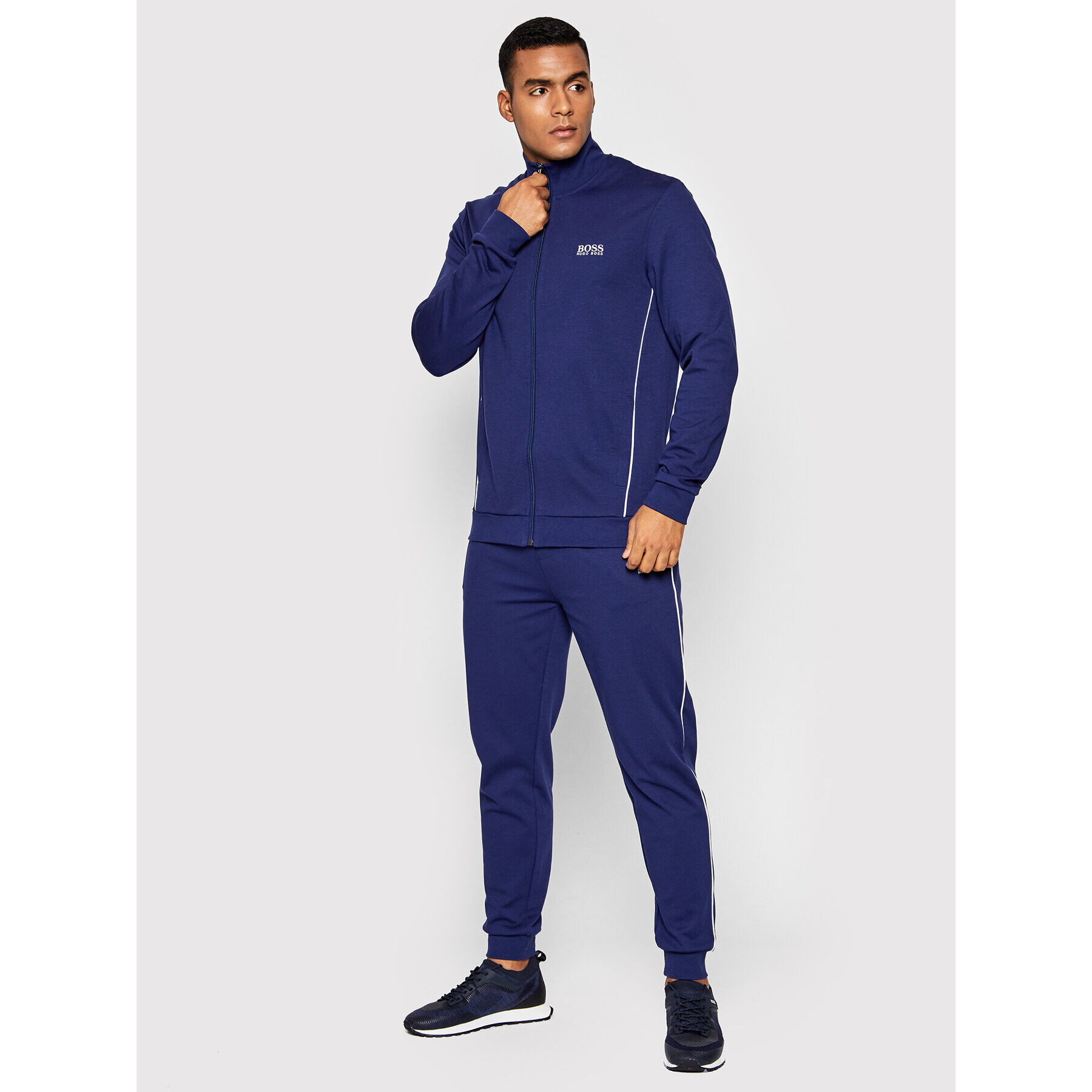 Boss Mikina Tracksuit 50460266 Tmavomodrá Regular Fit - Pepit.sk