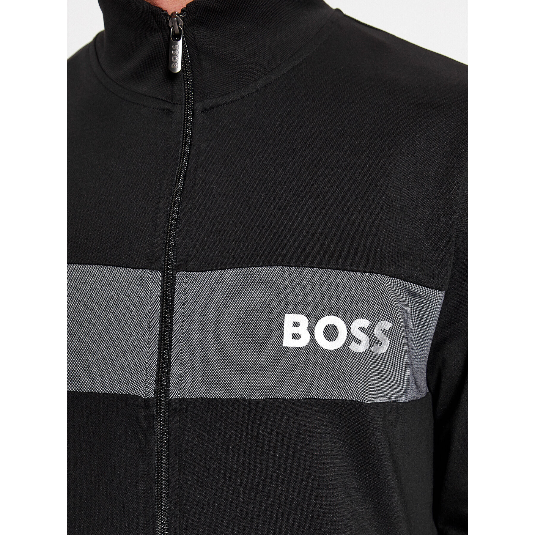 Boss Mikina Tracksuit Jacket 50503040 Čierna Regular Fit - Pepit.sk