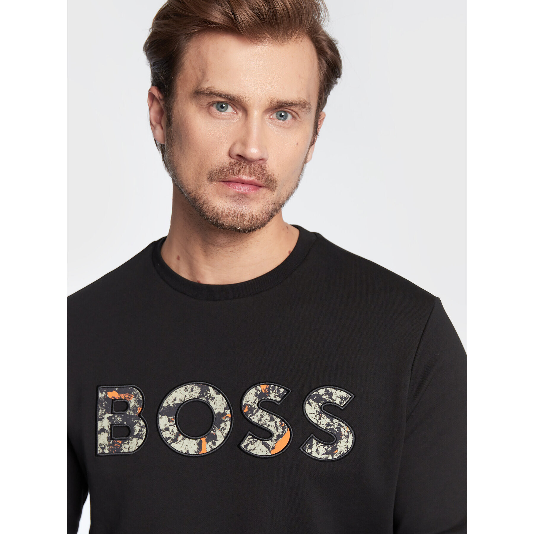 Boss Mikina We 50476140 Čierna Regular Fit - Pepit.sk