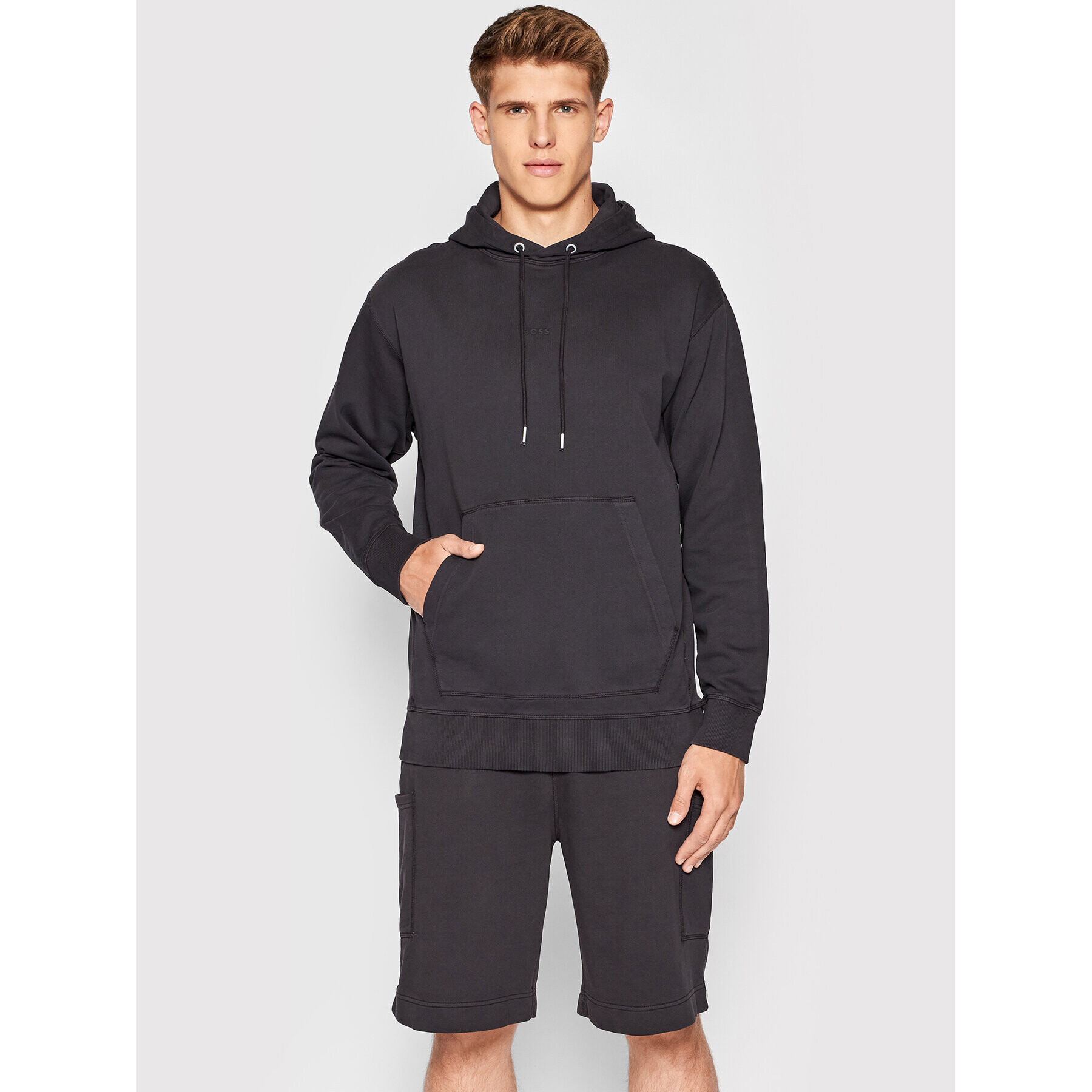 Boss Mikina Wefadehoody 50472411 Čierna Regular Fit - Pepit.sk