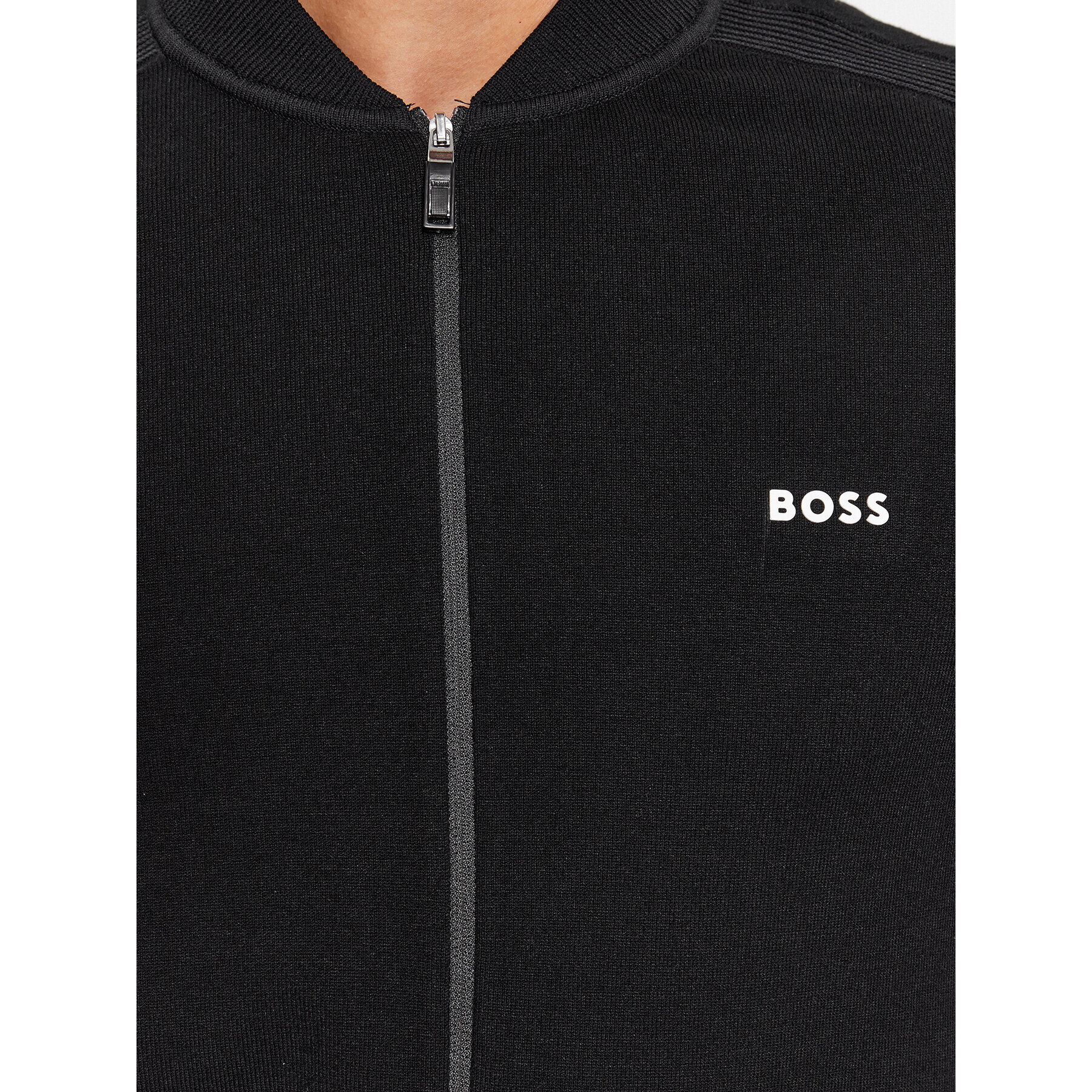 Boss Mikina Zarlin 50498532 Čierna Regular Fit - Pepit.sk