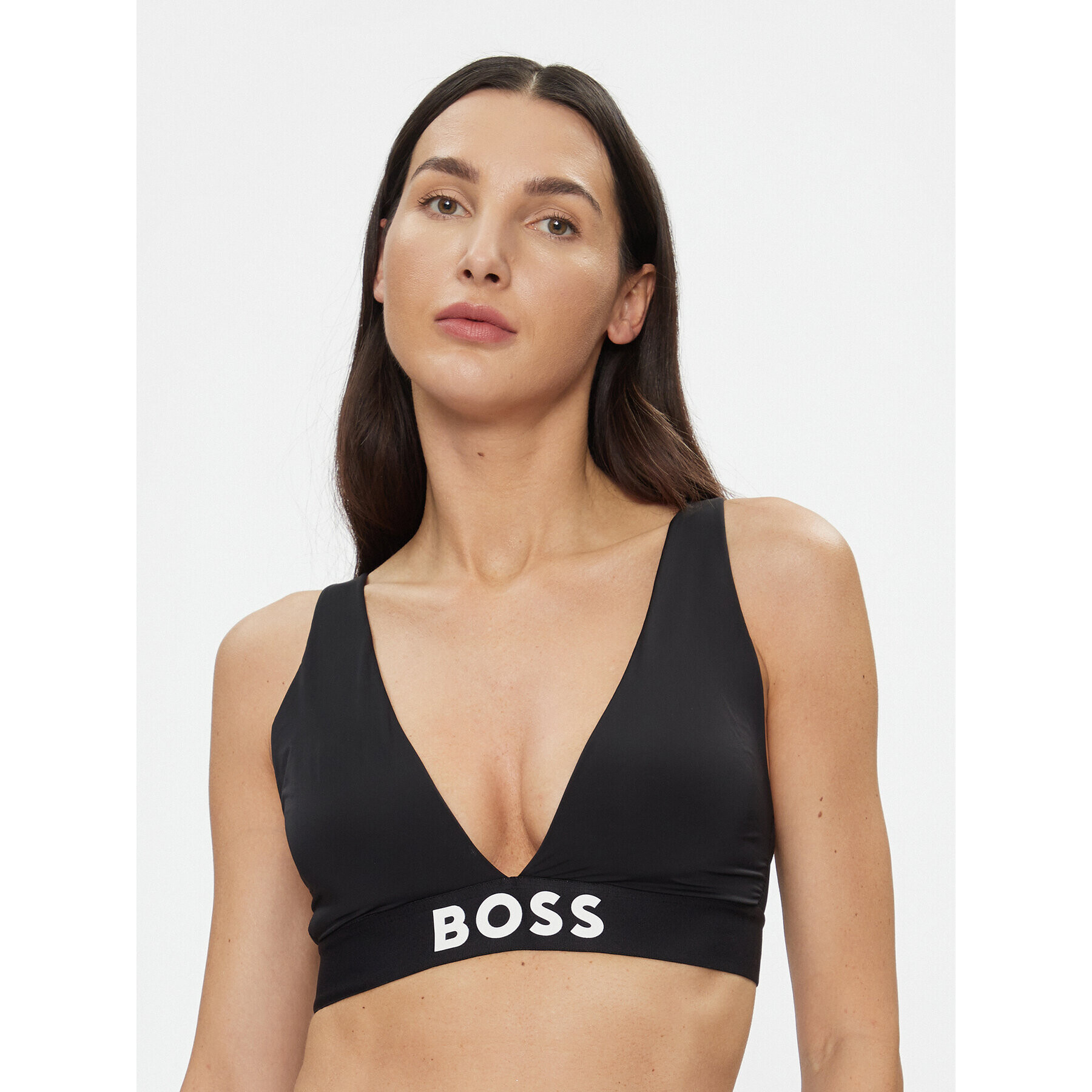 Boss Podprsenka Bralette Triangle Padded Stmt 50497878 Čierna - Pepit.sk