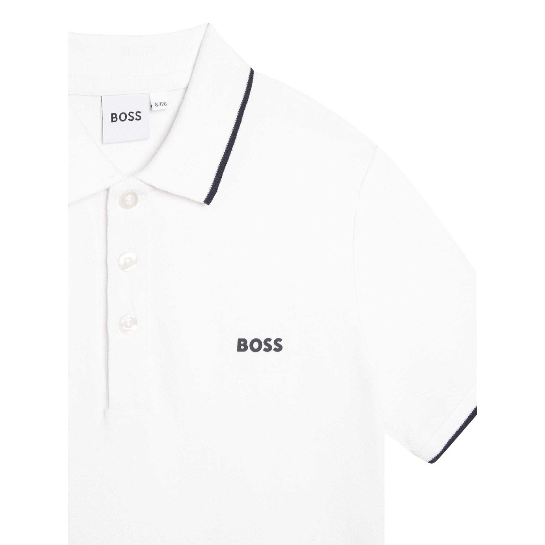 Boss Polokošeľa J25P26 D Biela Regular Fit - Pepit.sk