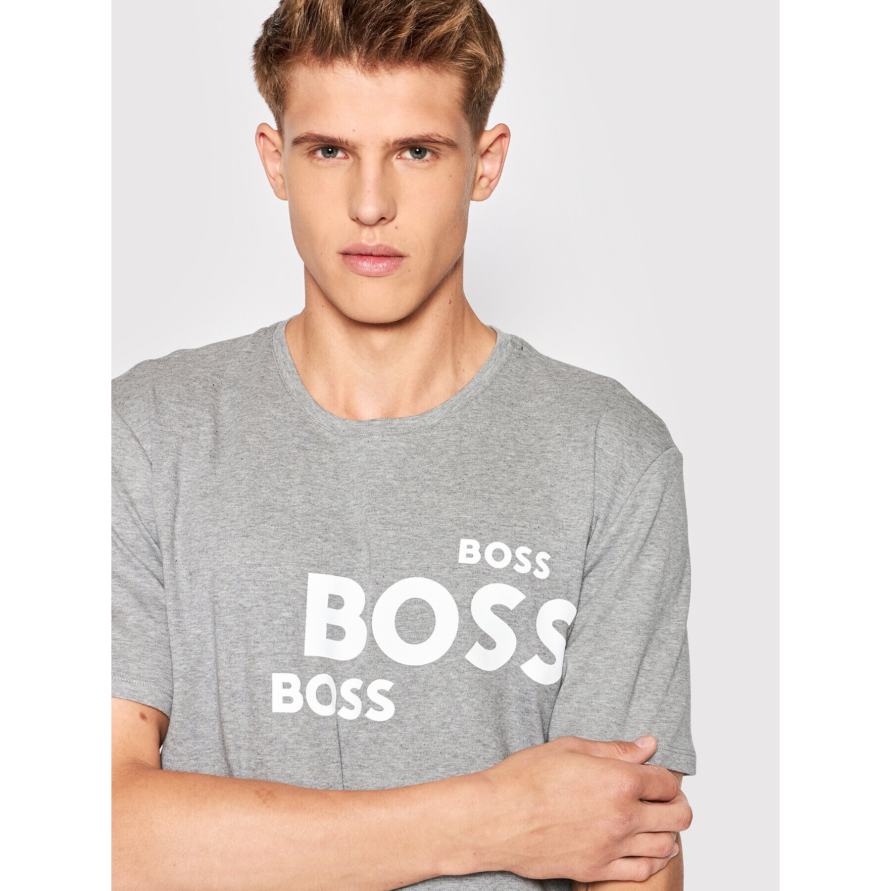 Boss Pyžamo 50472816 Sivá Relaxed Fit - Pepit.sk