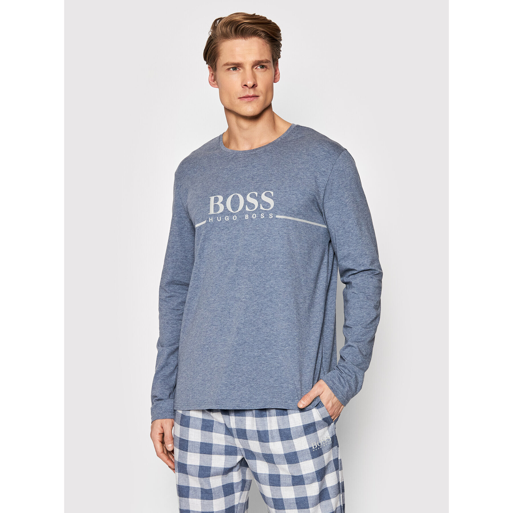 Boss Pyžamo Cosy 50463508 Farebná Regular Fit - Pepit.sk