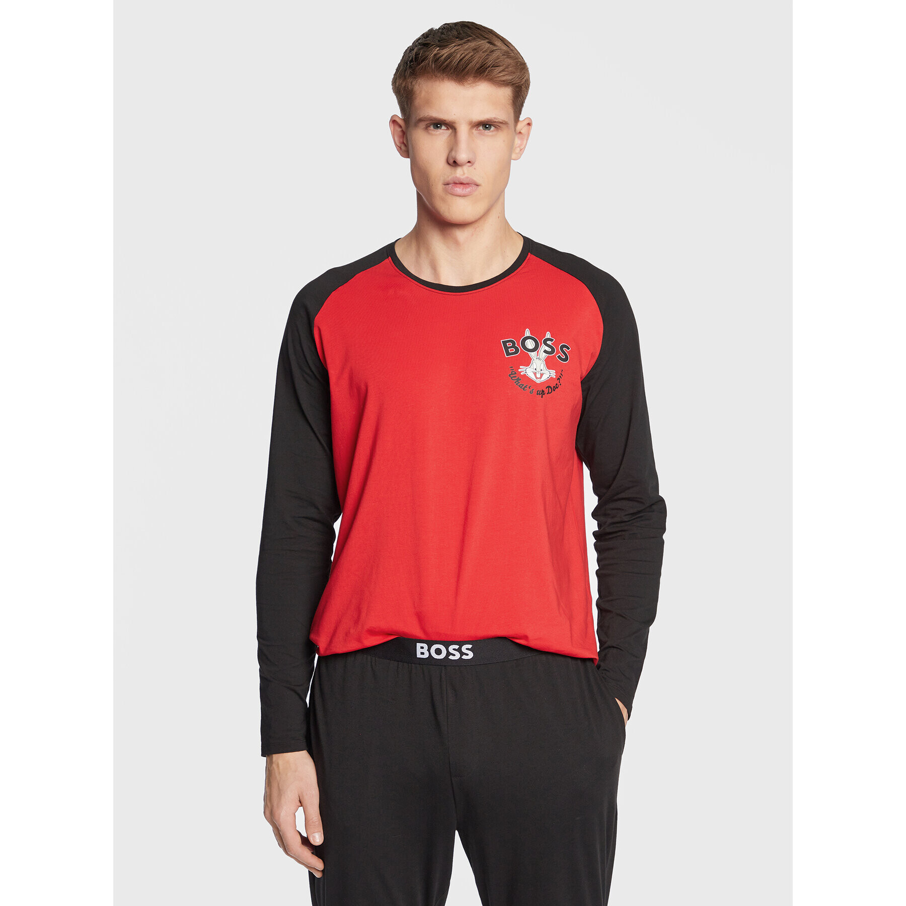 Boss Pyžamo LOONEY TUNES 50486936 Červená Regular Fit - Pepit.sk