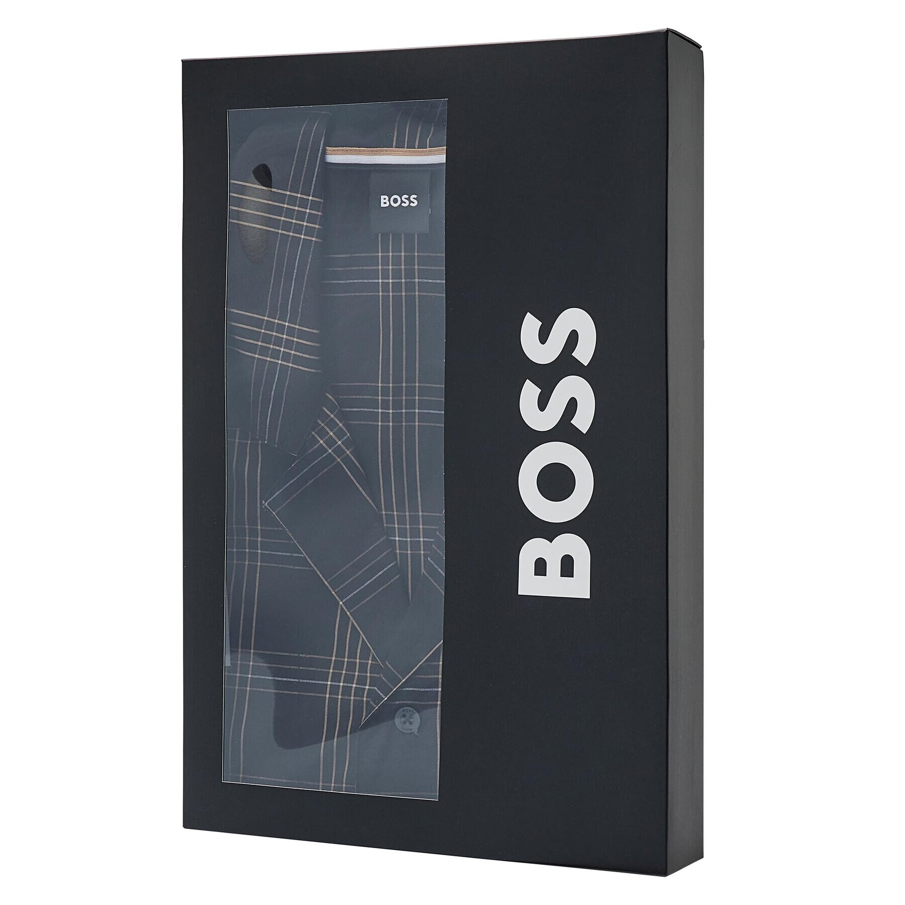 Boss Pyžamo Urban 50479304 Čierna Regular Fit - Pepit.sk