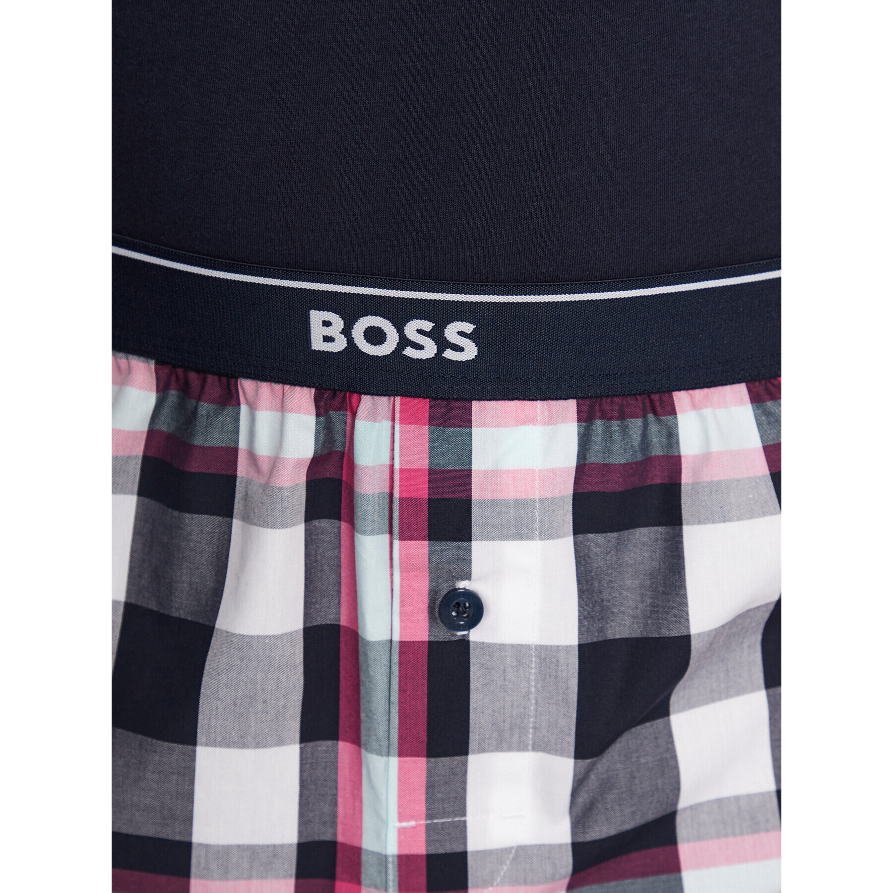 Boss Pyžamo Urban 50492519 Tmavomodrá Regular Fit - Pepit.sk