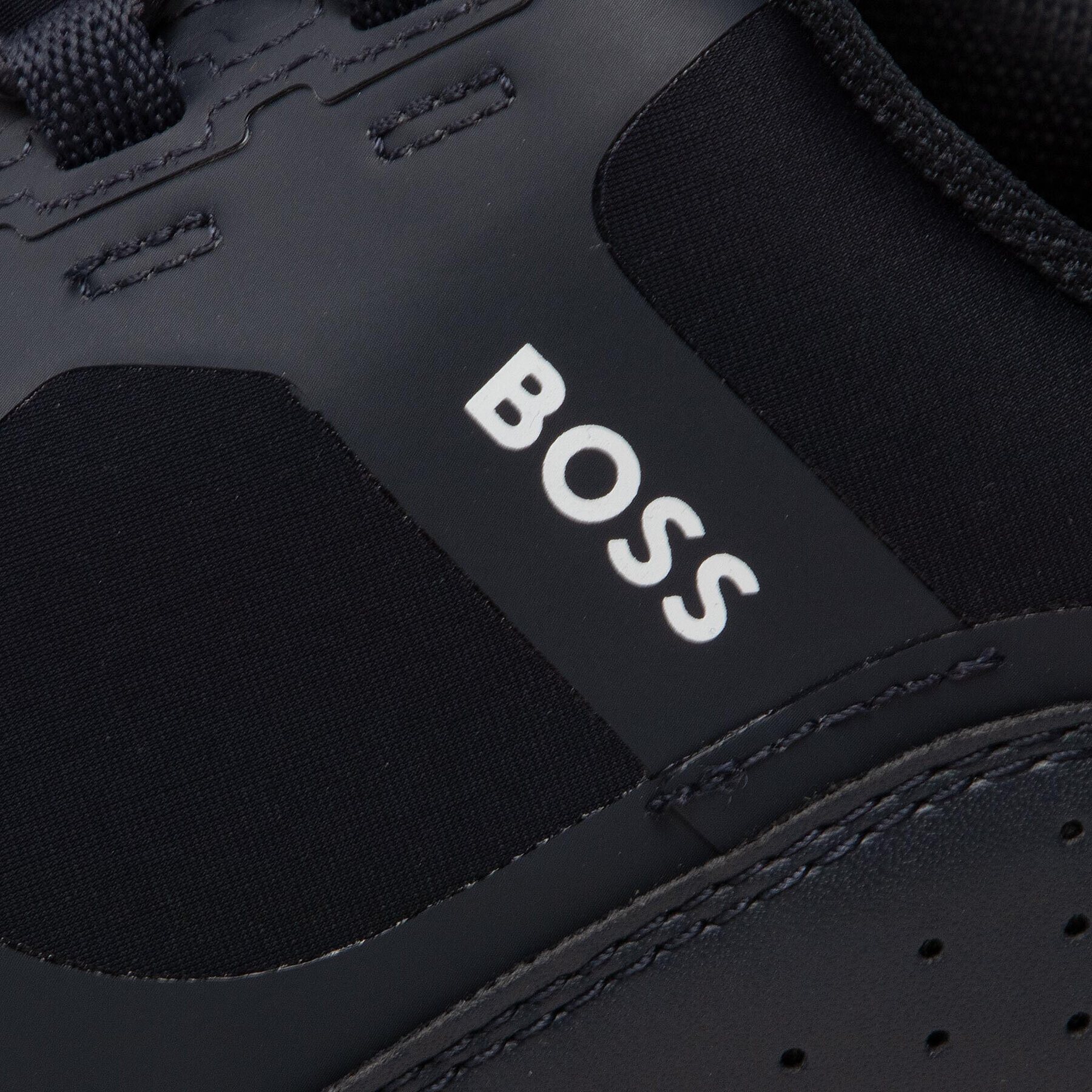 Boss Sneakersy Cedric Runn 50480883 10232558 01 Čierna - Pepit.sk